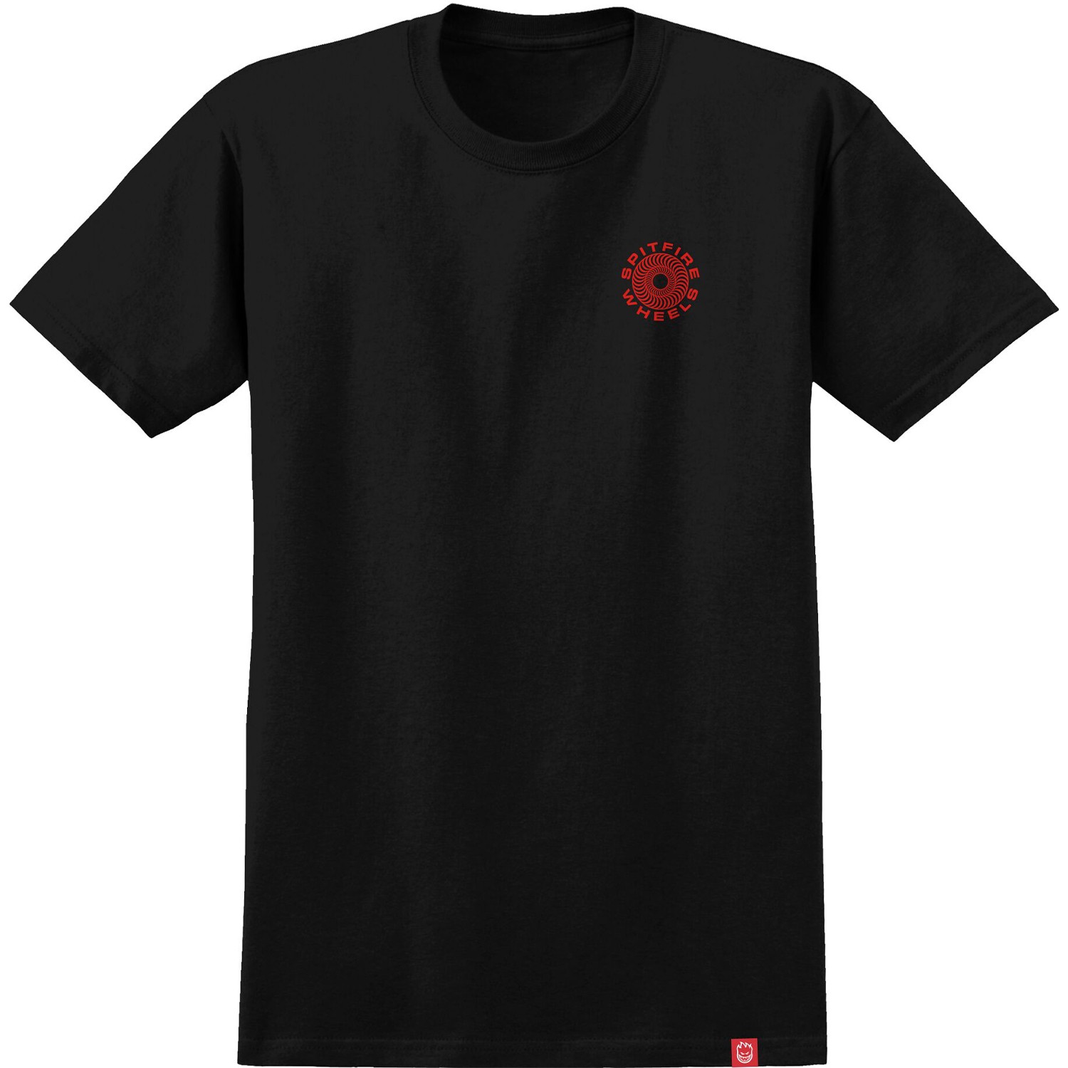 Spitfire Wheels Shirt Classic 87 Swirl Fill Black/Red/White