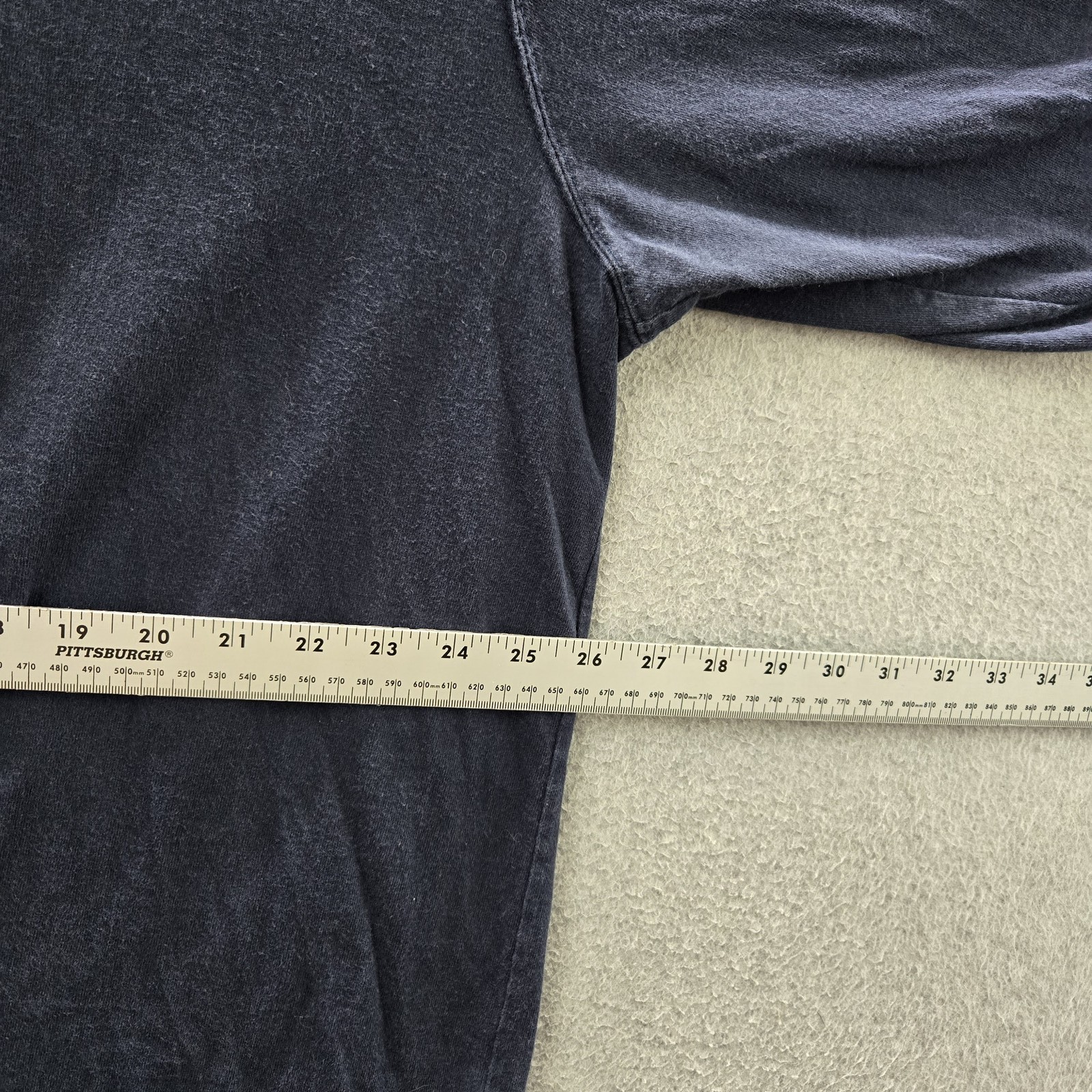 Carhartt Men Shirt XL REGULAR Navy Logo K231 Original Fit Long Sleeve