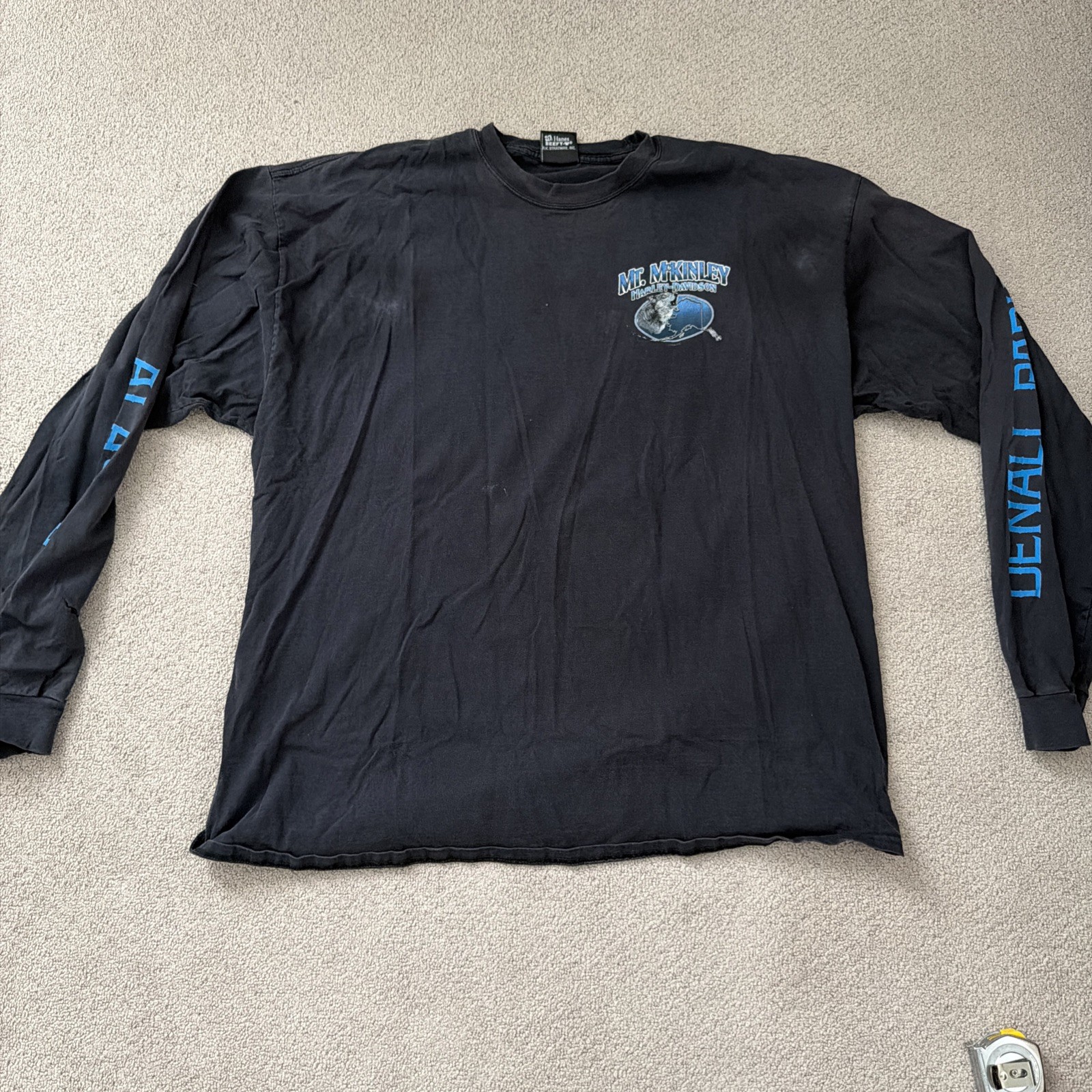 2006 Harley Davidson Mt. McKinley Denali Park Alaska Longsleeve Shirt Mens Large