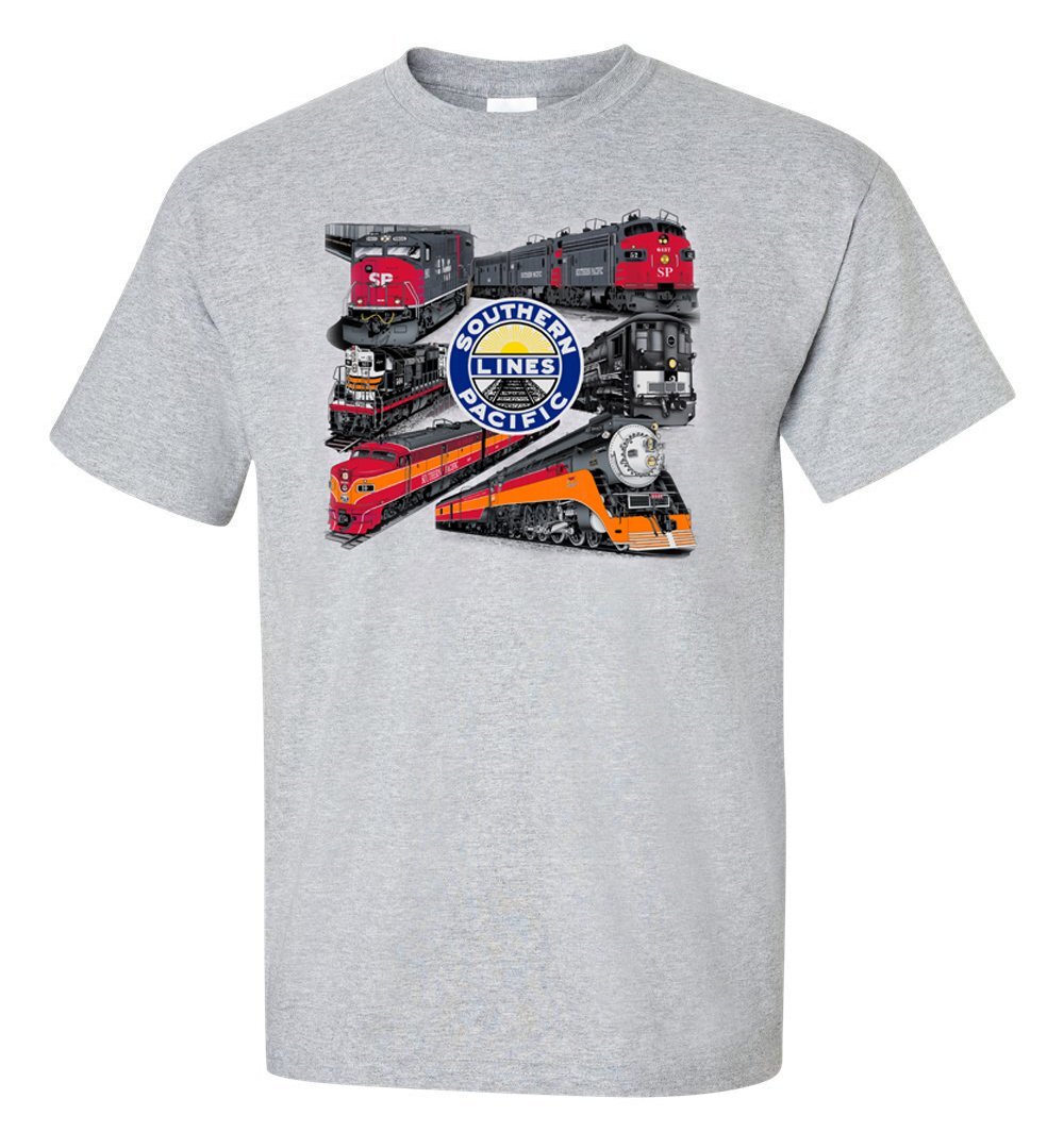 Southern Pacific Lives trian Authentic Railroad T-Shirt Tee Shirt [54]