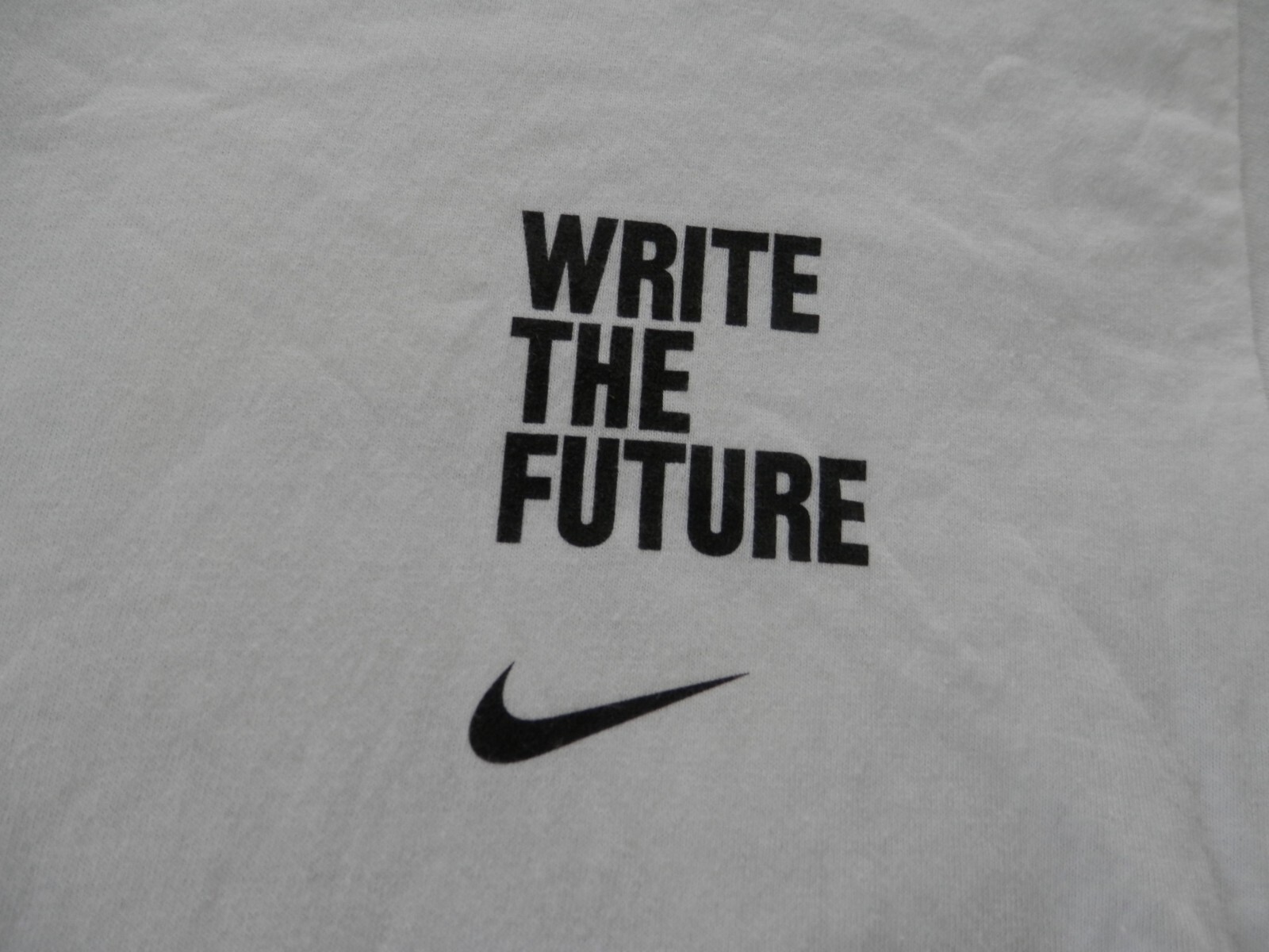 Nike VINTAGE WRITE THE FUTURE Brazil RONALDINHO Tee-jersey Shirt Top Men sz S nw