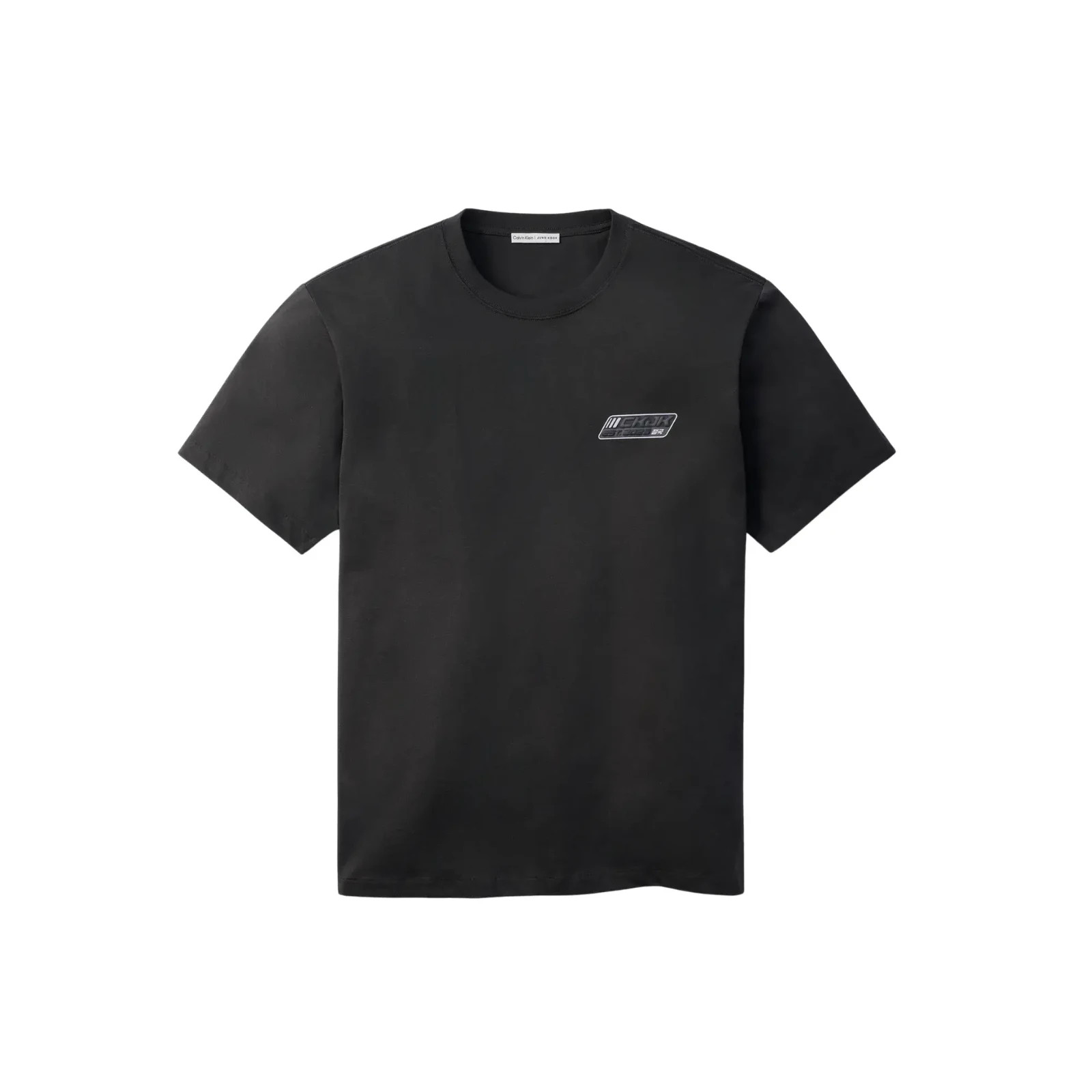 BTS Jung Kook for Calvin Klein Logo Badge Relaxed T-Shirt Black