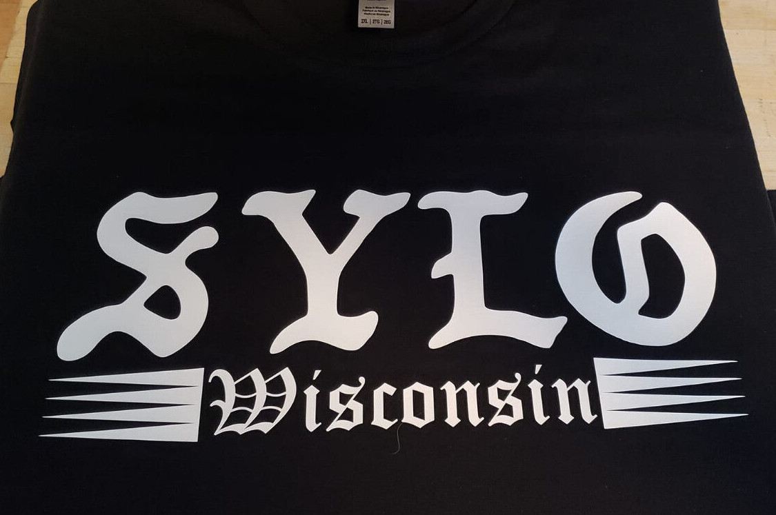 Support your local Outlaws State T shirt Tee Biker Motorcycle MC Wisconsin