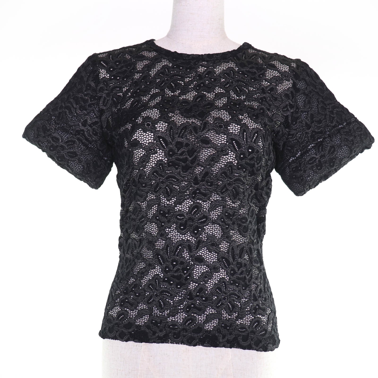 Louis Vuitton Floral Lace Nylon Blend T Shirt – DUTY FREE