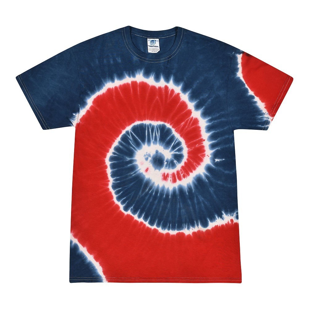 Multi-Color Tie Dye T-Shirts Adult SM – XXXXXL 100% Cotton Colortone