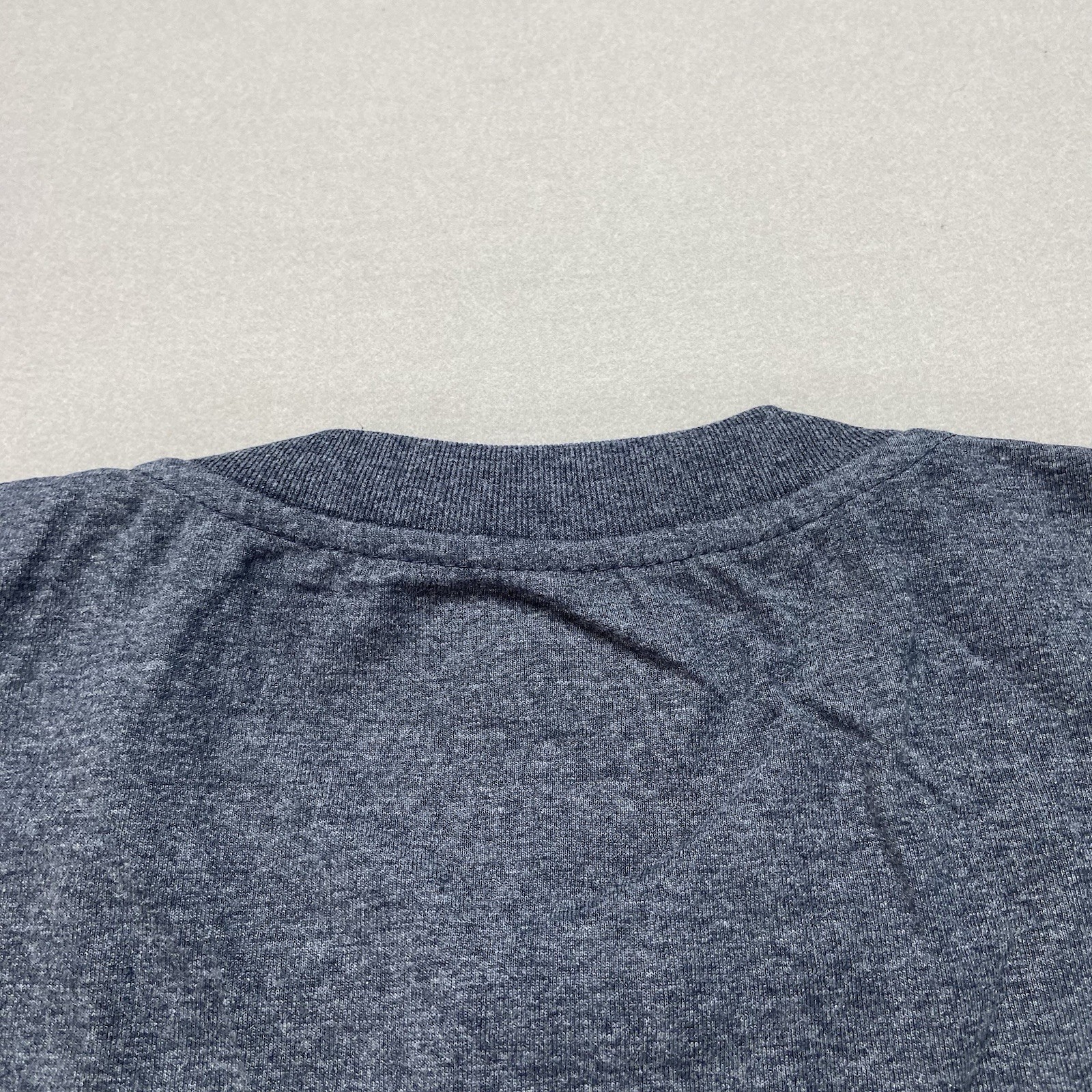 Dickies Long Sleeve Heather Heavyweight Henley Shirt Navy Heather Mens Size 2XL