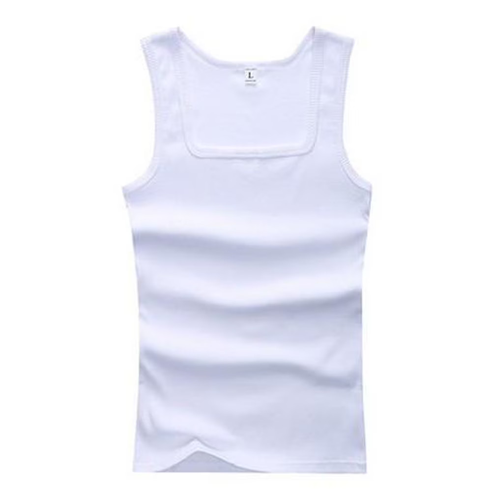 Summer Men Clothing Tank Tops Black White Gray Singlets Sleeveless Colors tight