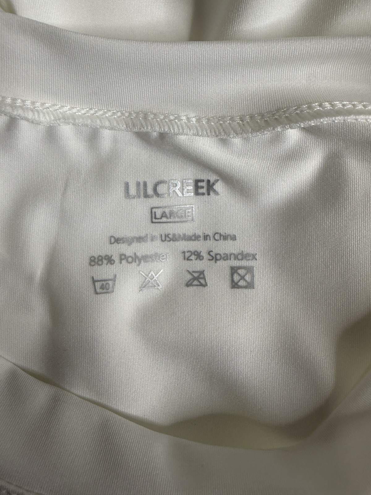 Lilcreek Concealed Carry Compression Shirt Men’s Size L White Tactical Holster