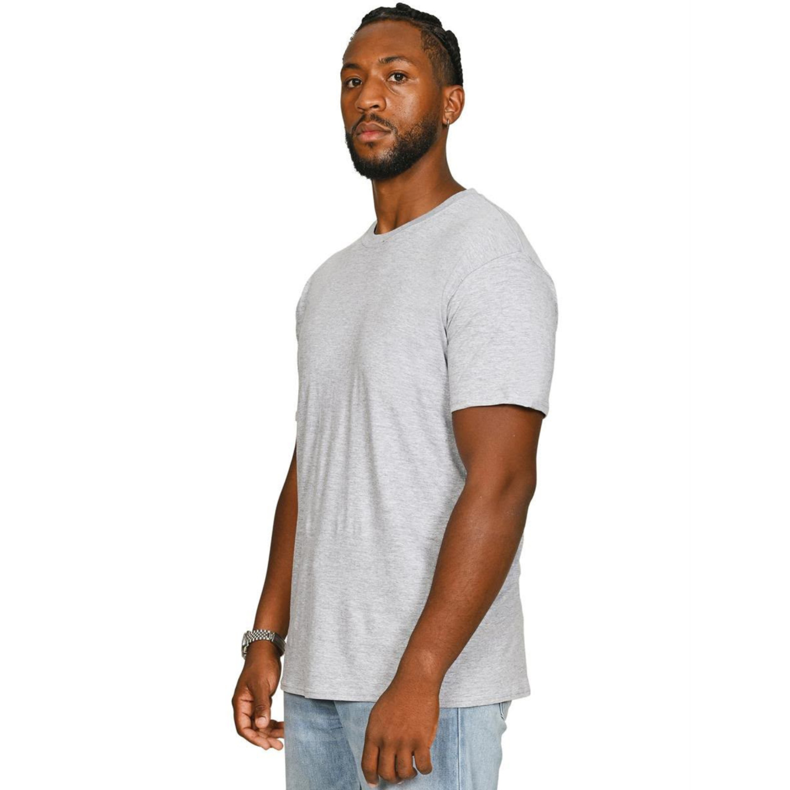 Bellvare Plain Blank Mens Mans Cotton Tee Shirt Tshirt Value T-Shirt Crew Neck