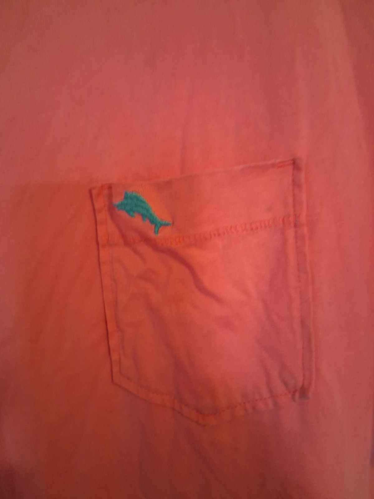 Tommy Bahama Men’s XXL Pink Short Sleeve Crew Neck Pocket Marlin Logo Tee