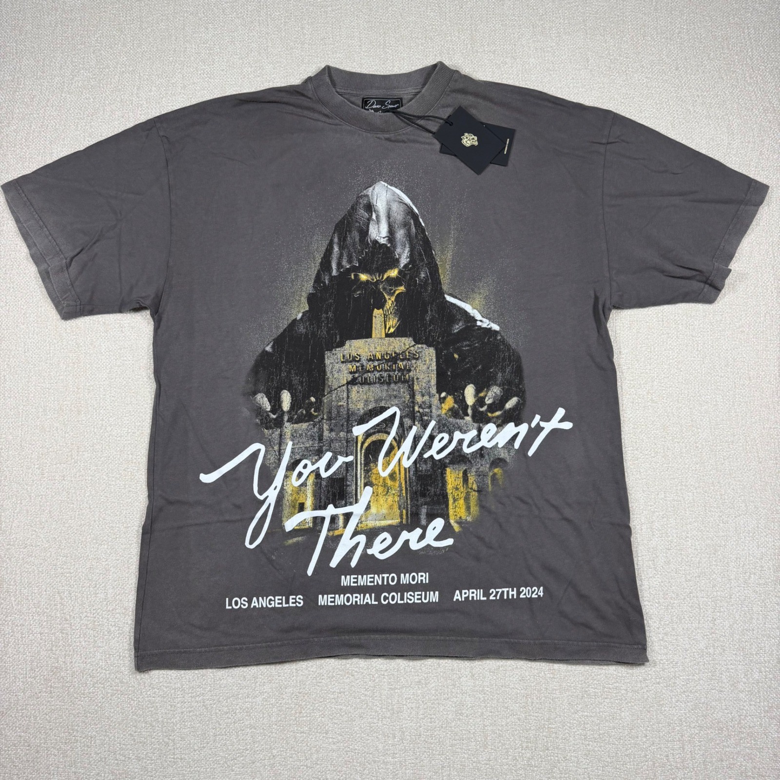 Darc Sport Wolves Club You Werent There US Tour Tee Wolf Gray Large Brand New