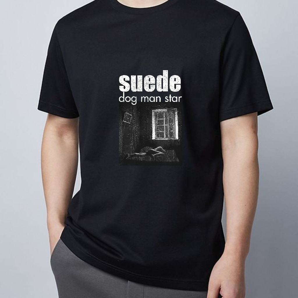Retro 80s/90s Suede Band Britpop T-Shirt