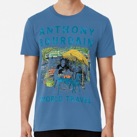 Anthony Michael Bourdain World Travel Food Size S to 5XL Made in the USA T-Shirt
