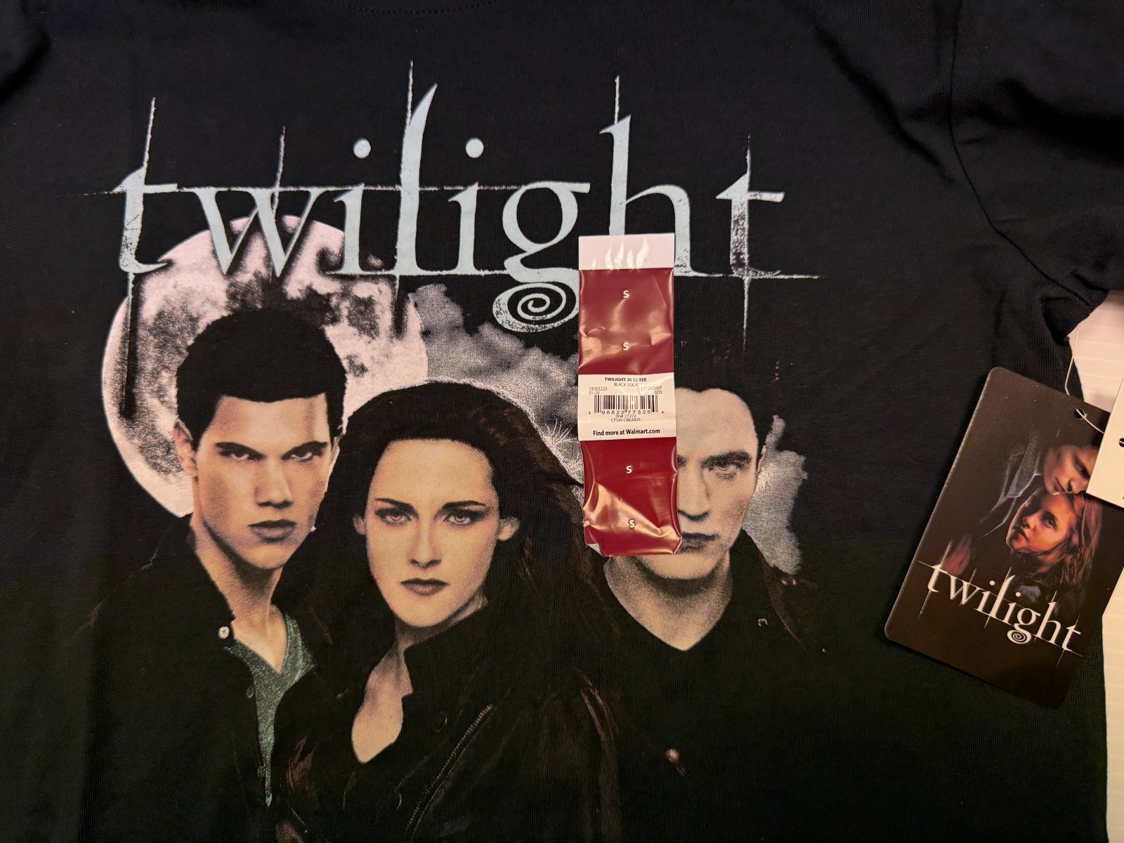 Twilight Black T-Shirt – Size Small – Walmart – NWT – #12