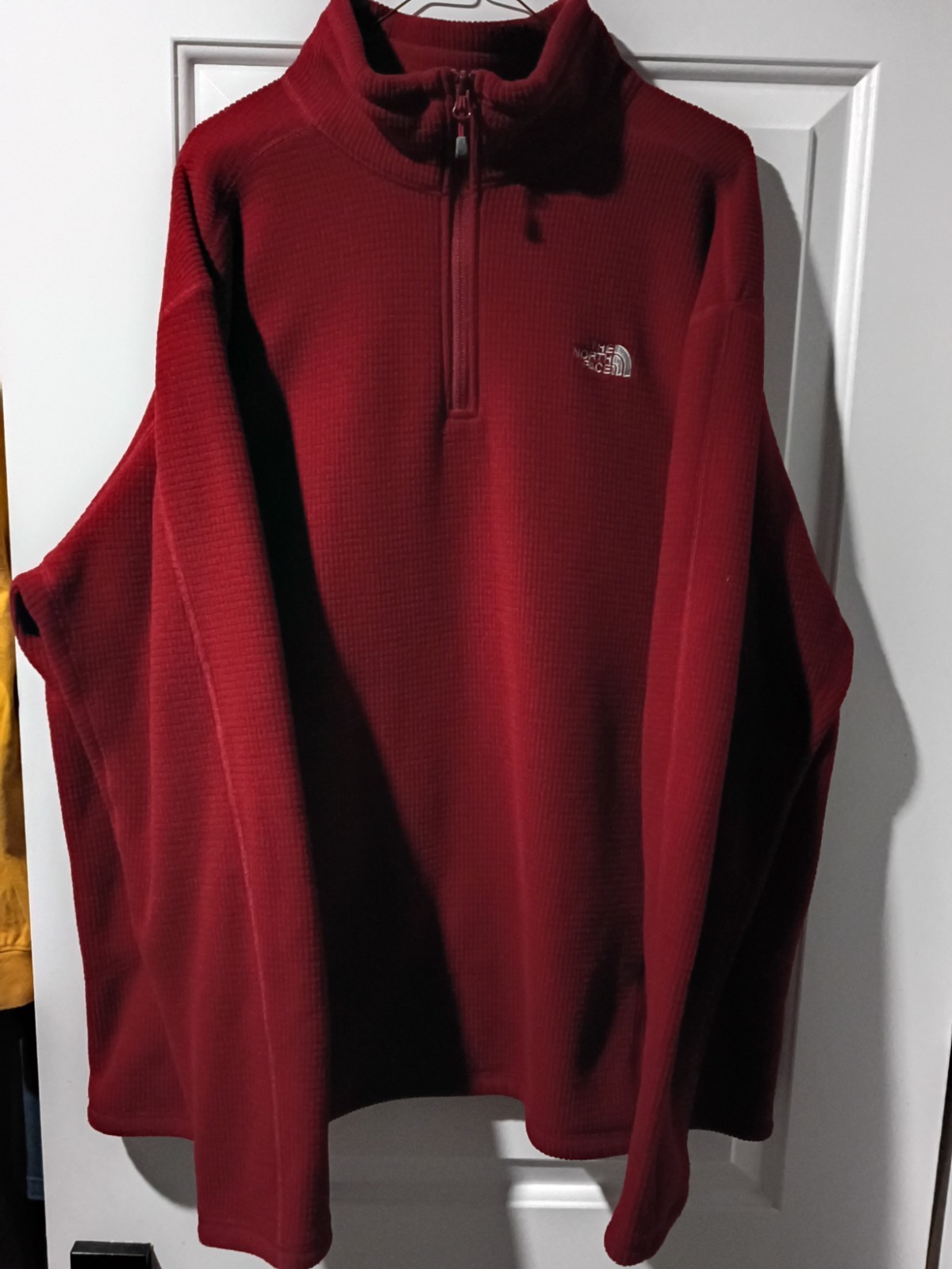 The North Face Men’s Maroon 1/4 Zip Fleece XXL