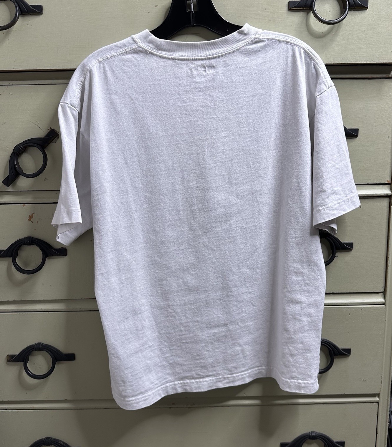 Uniqlo Keith Haring Art In Transit White Short Sleeve Graphic Shirt XS 19×24”
