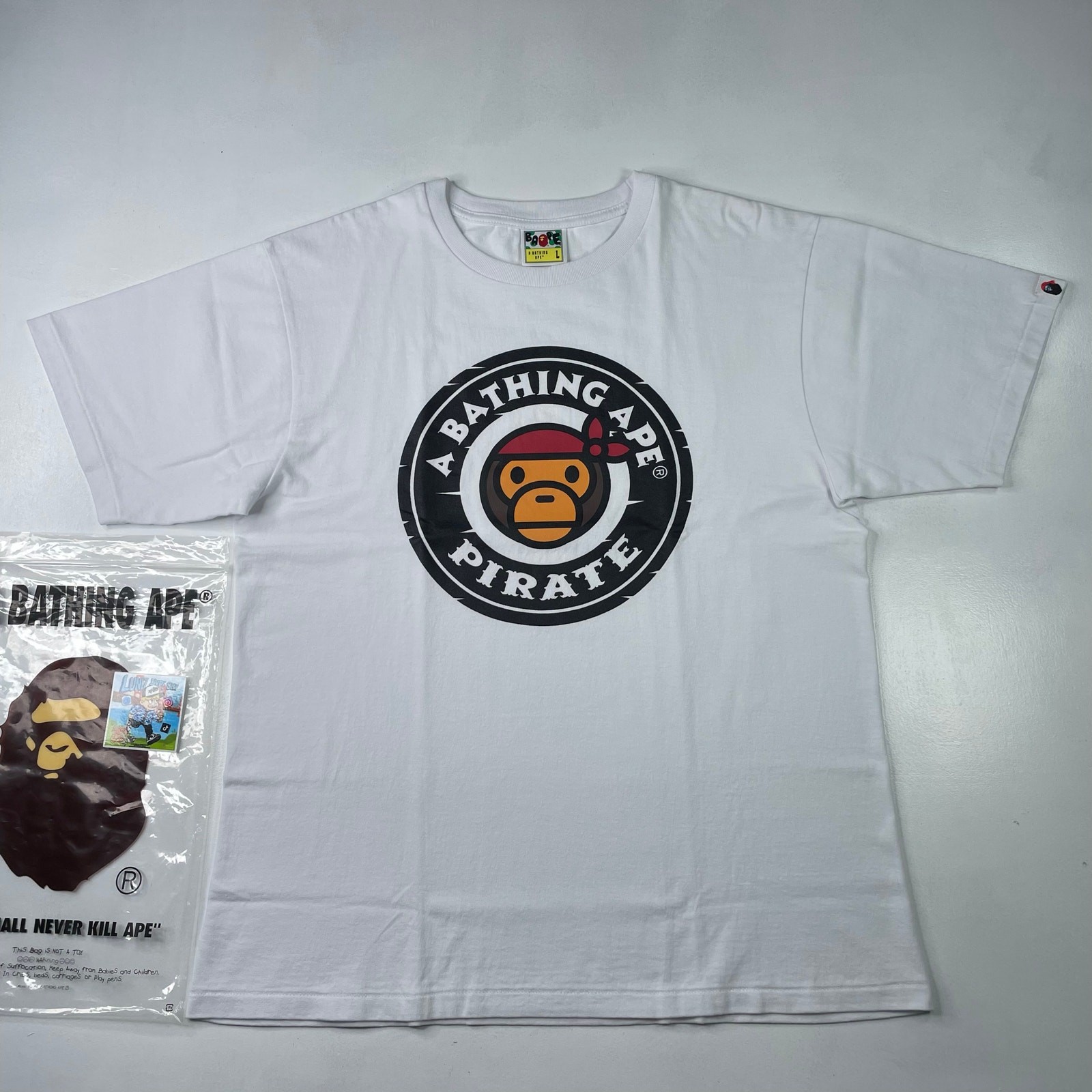 Bape Baby Milo Pirate Tee Size L