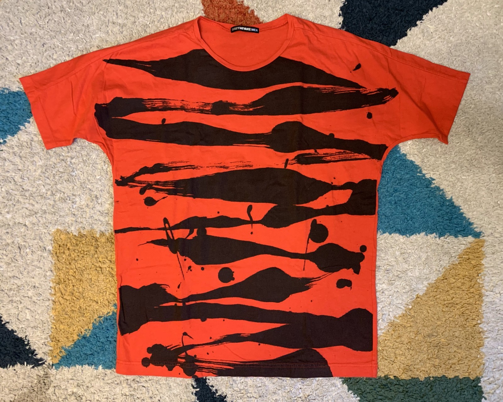 Issey Miyake Men 2023ss graphic t-shirt, size 2 (M)
