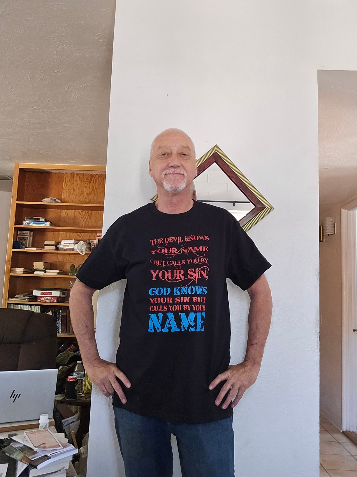 Screen printed Small T-shirt God calls your name