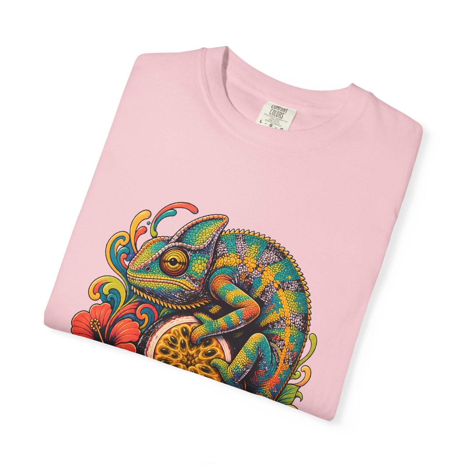 Psychedelic Passionfruit Chameleon Graphic Tee