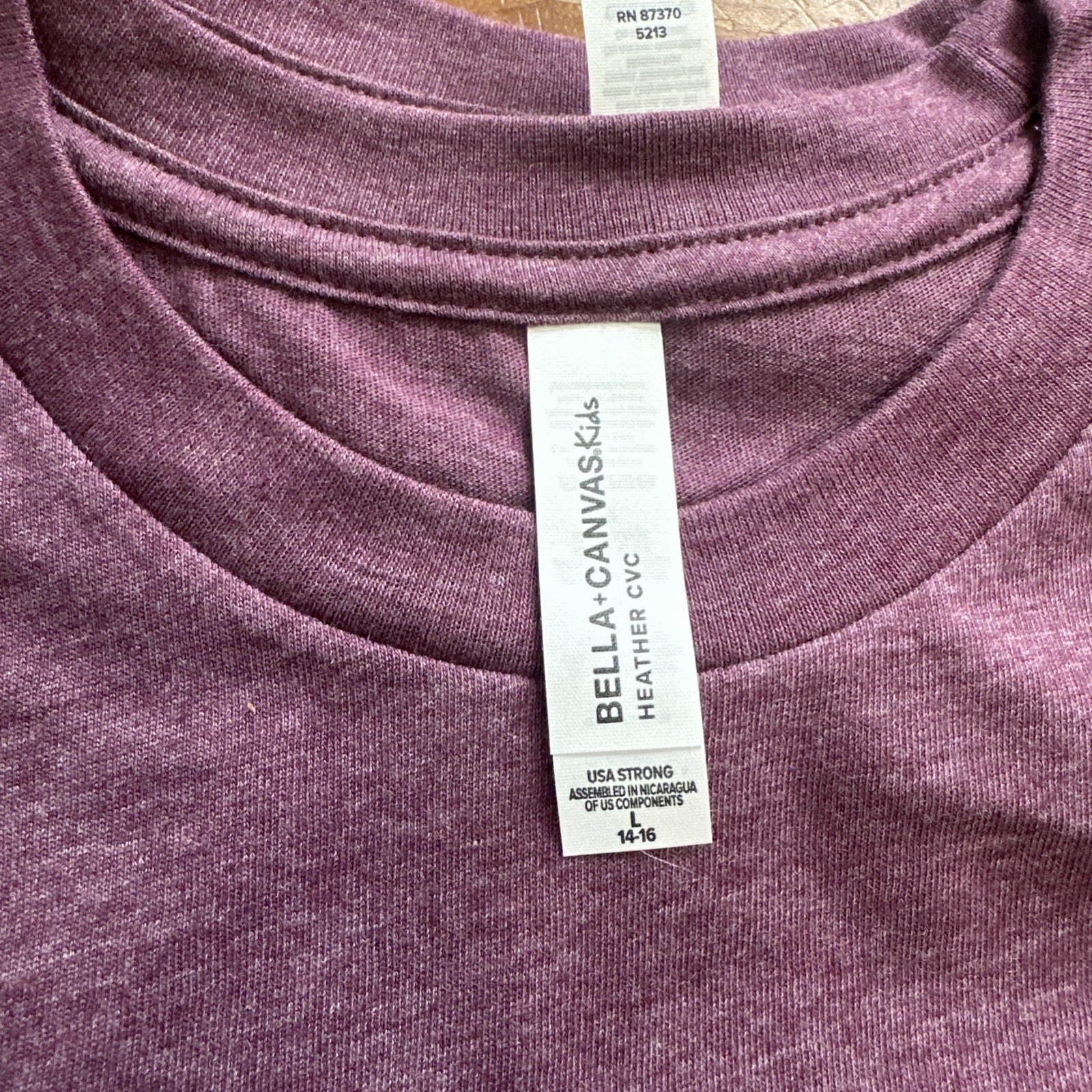 BELLA + CANVAS – Youth CVC Jersey Tee – 3001YCVC