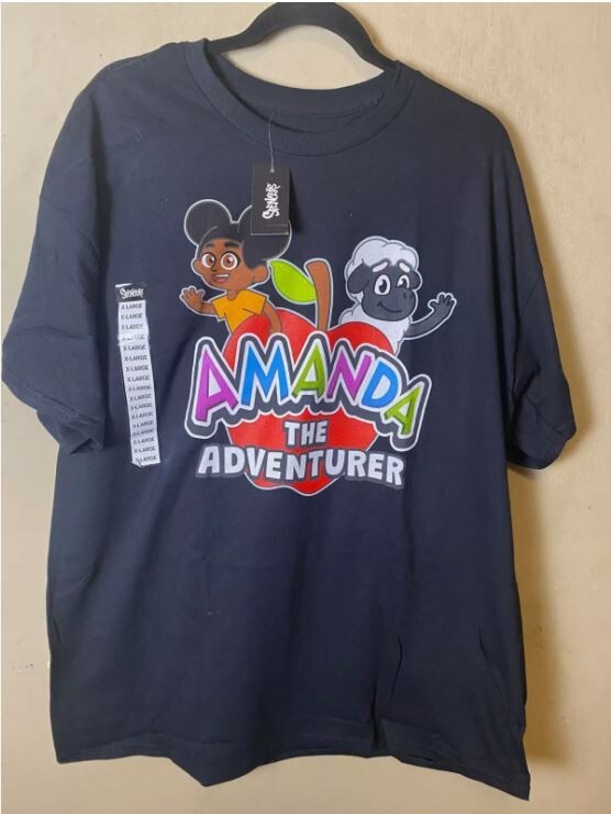 NWT- AMANDA The ADVENTURER Merch Tee Men/Women Unisex Trend