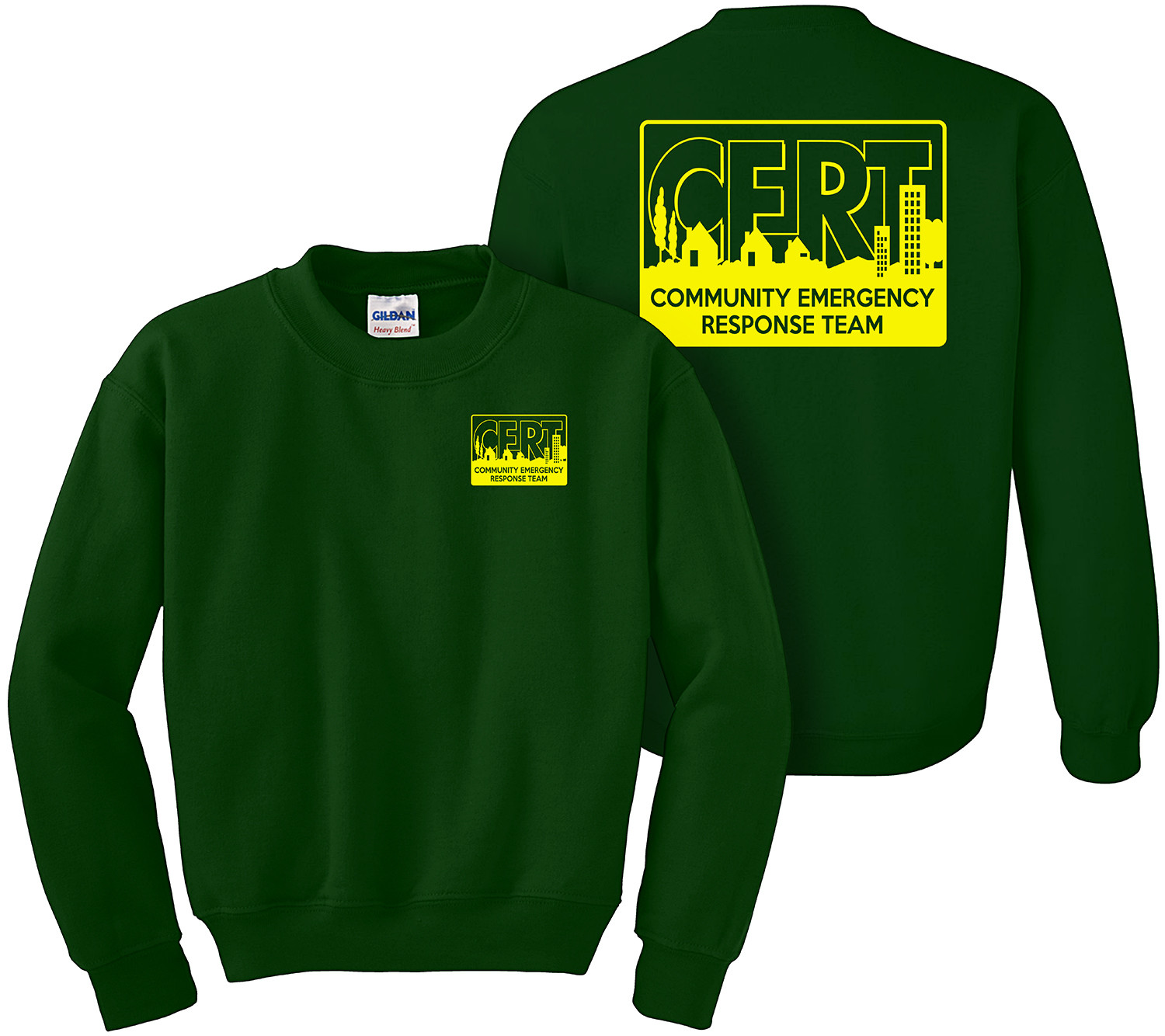 CERT Sweatshirt, Community Emergency Response Team, Preparedness, Safety, Rescue