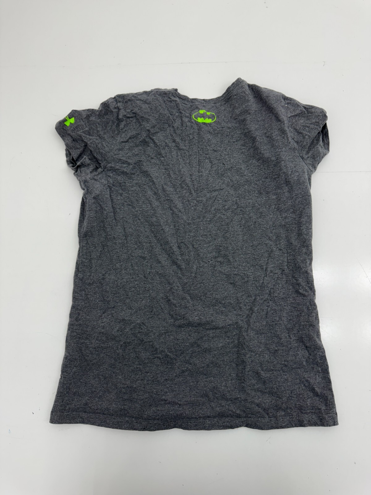 Under Armour Grey Batman Graphic Semi Fitted Short Sleeve Tee Mens Size L