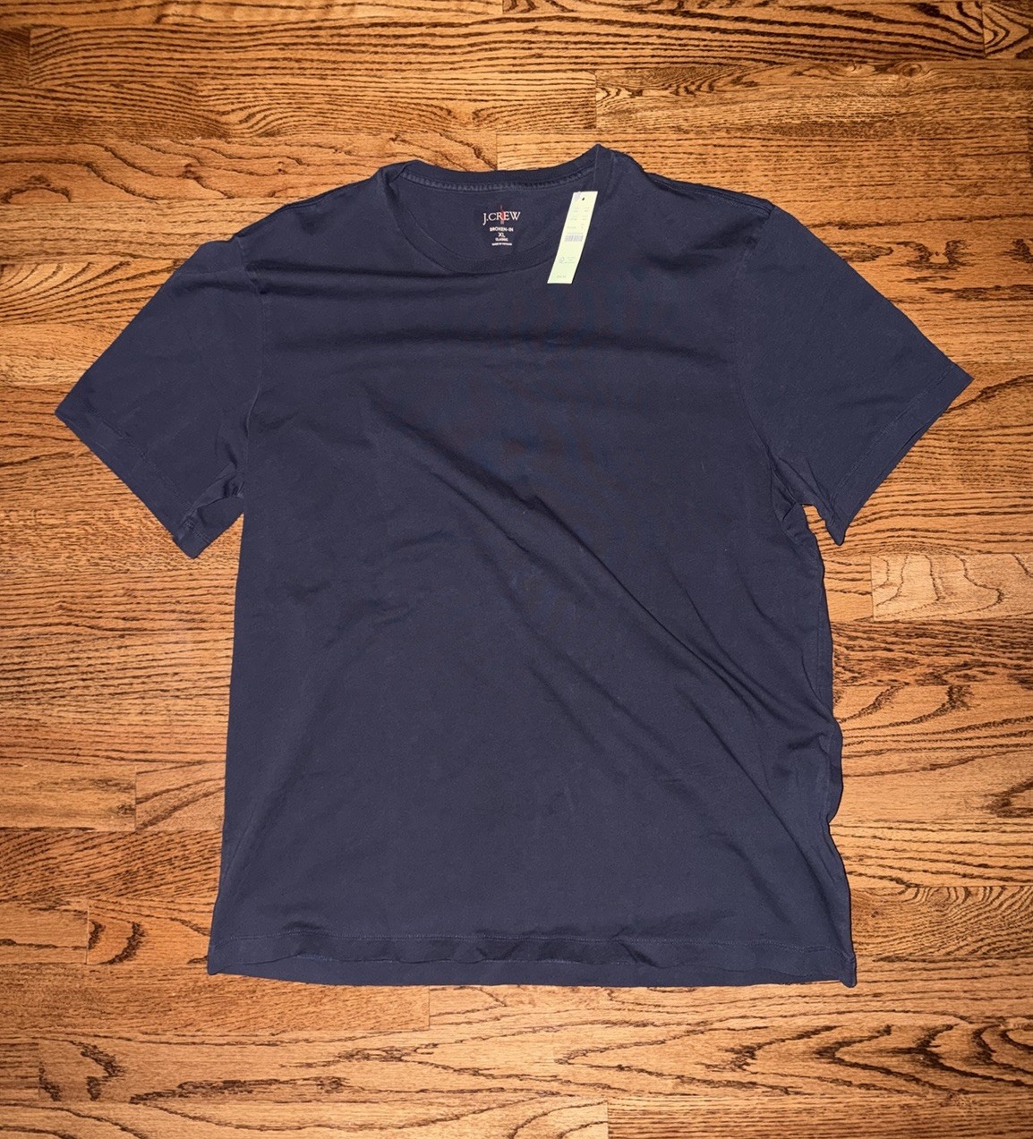 J Crew Broken-In Classic Fit T-Shirt Men’s XL Navy Blue