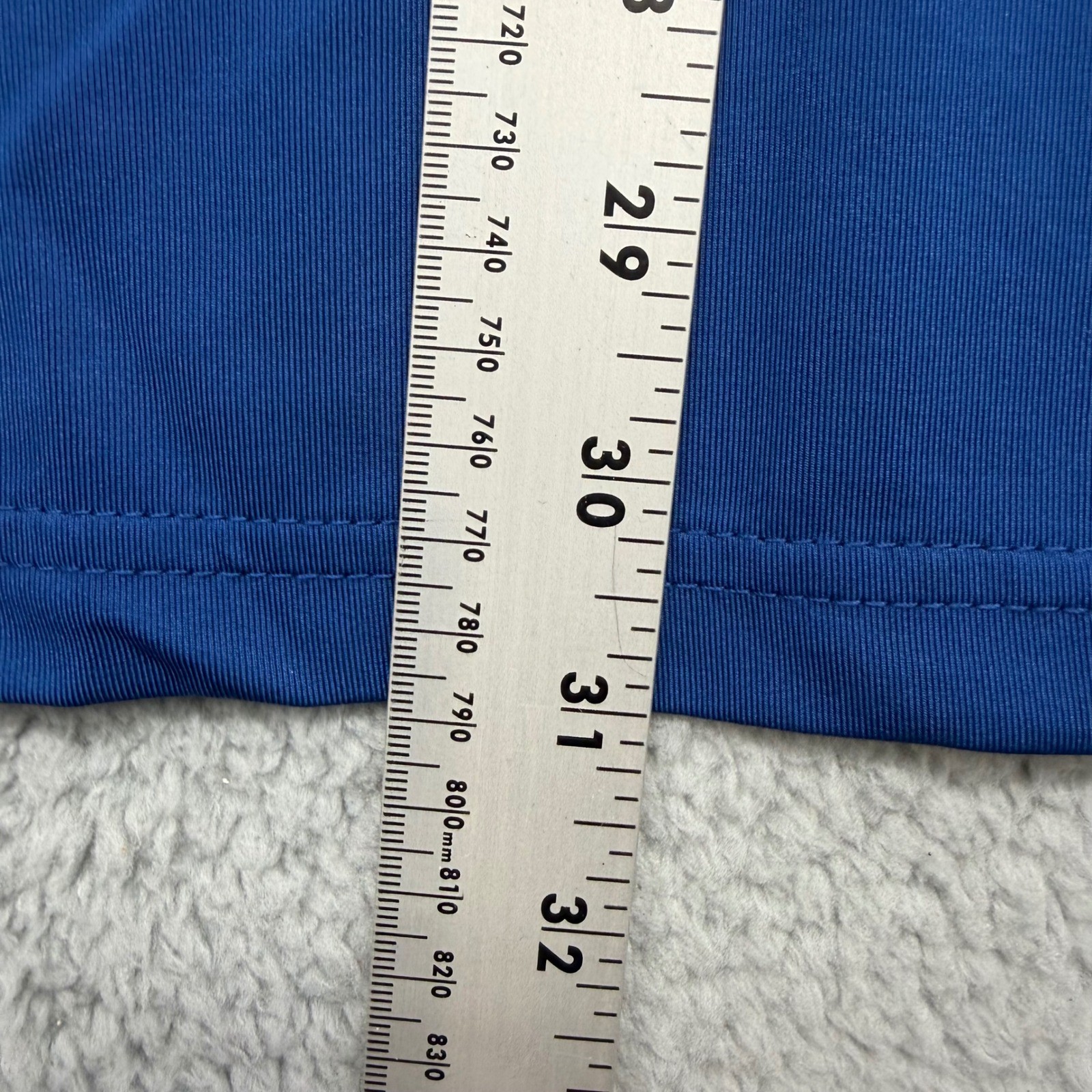 Champion Double Dry 516374 Mens XL Blue L/S Polyester/Spandex Performance Shirt