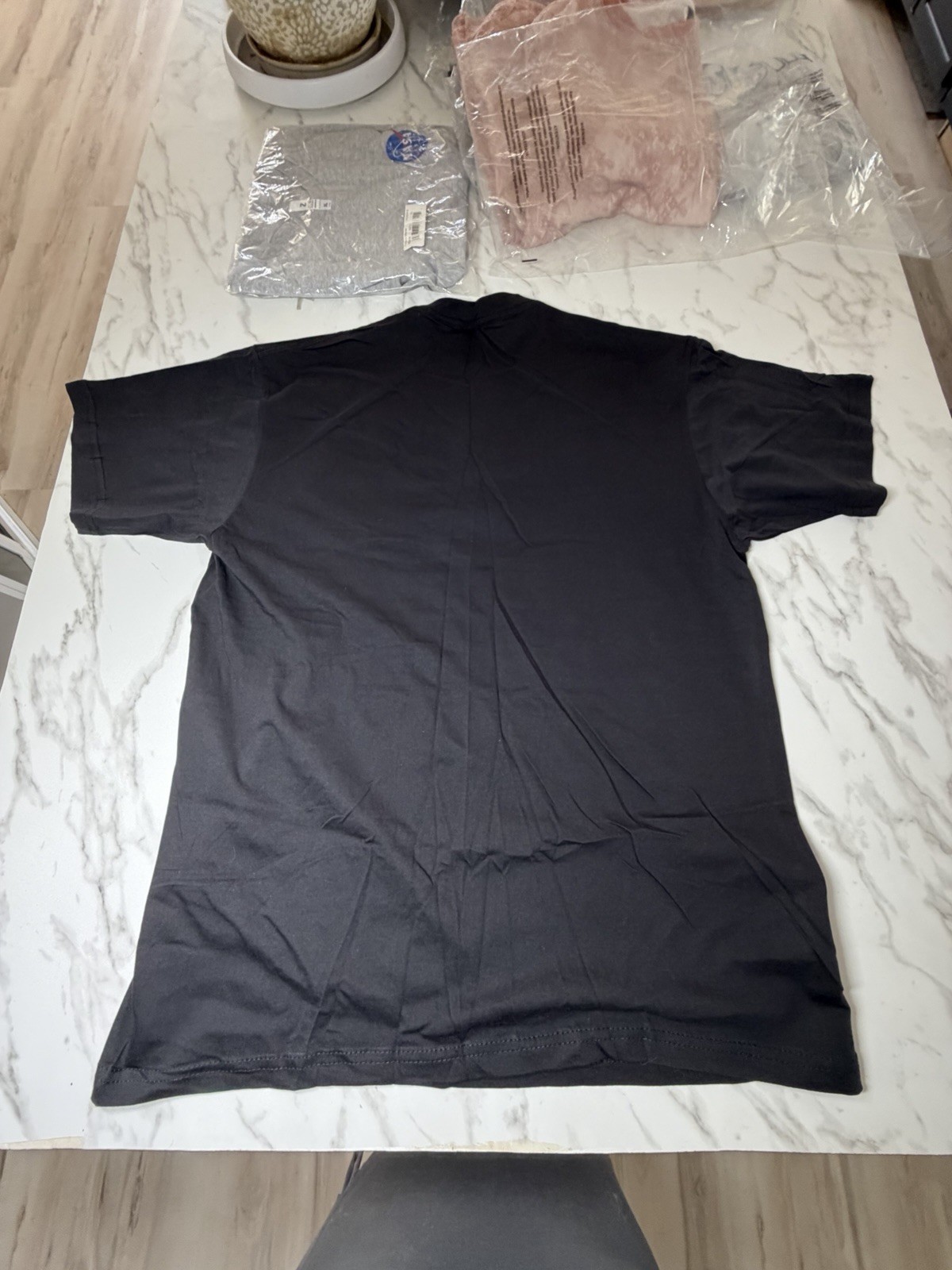 Zuni Sportswear NASA Embroidered Logo Black Men’s XL Short Sleeve Crew Tee