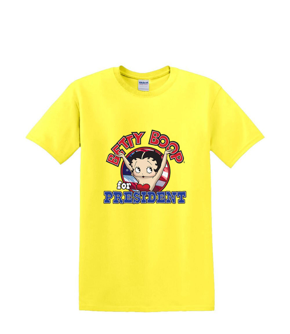T-Shirt S to 2XL 3XL – BETTY BOOP -for PRESIDENT – Fun Humor Adult