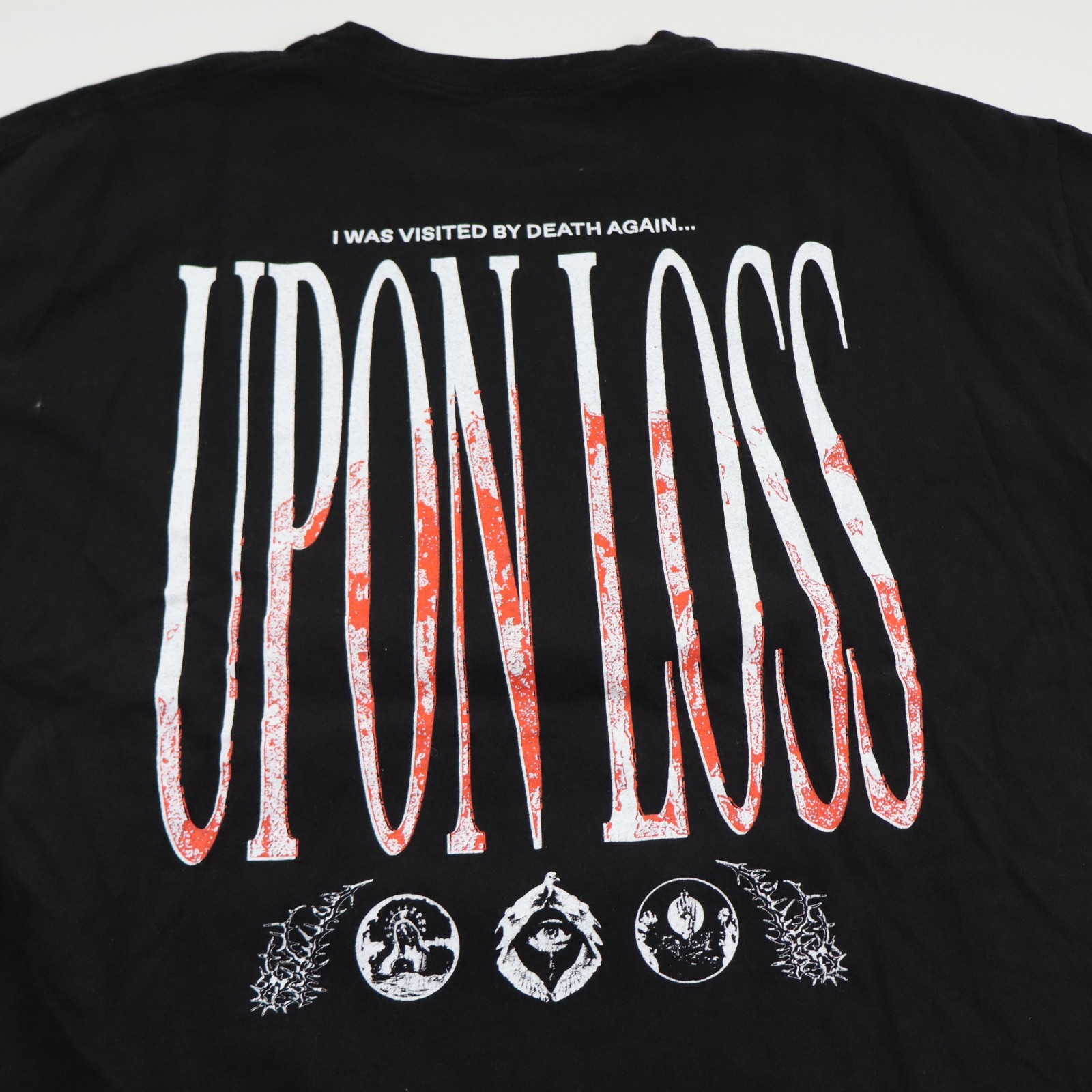 Knocked Loose Upon Loss T Shirt Mens 2XL Black Metalcore A King To None Band Tee