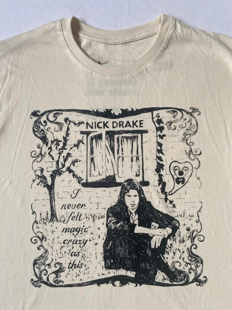 Rare Nick Drake Bryter Layter Gift For Fans Shirt White S to 5XL ZL231