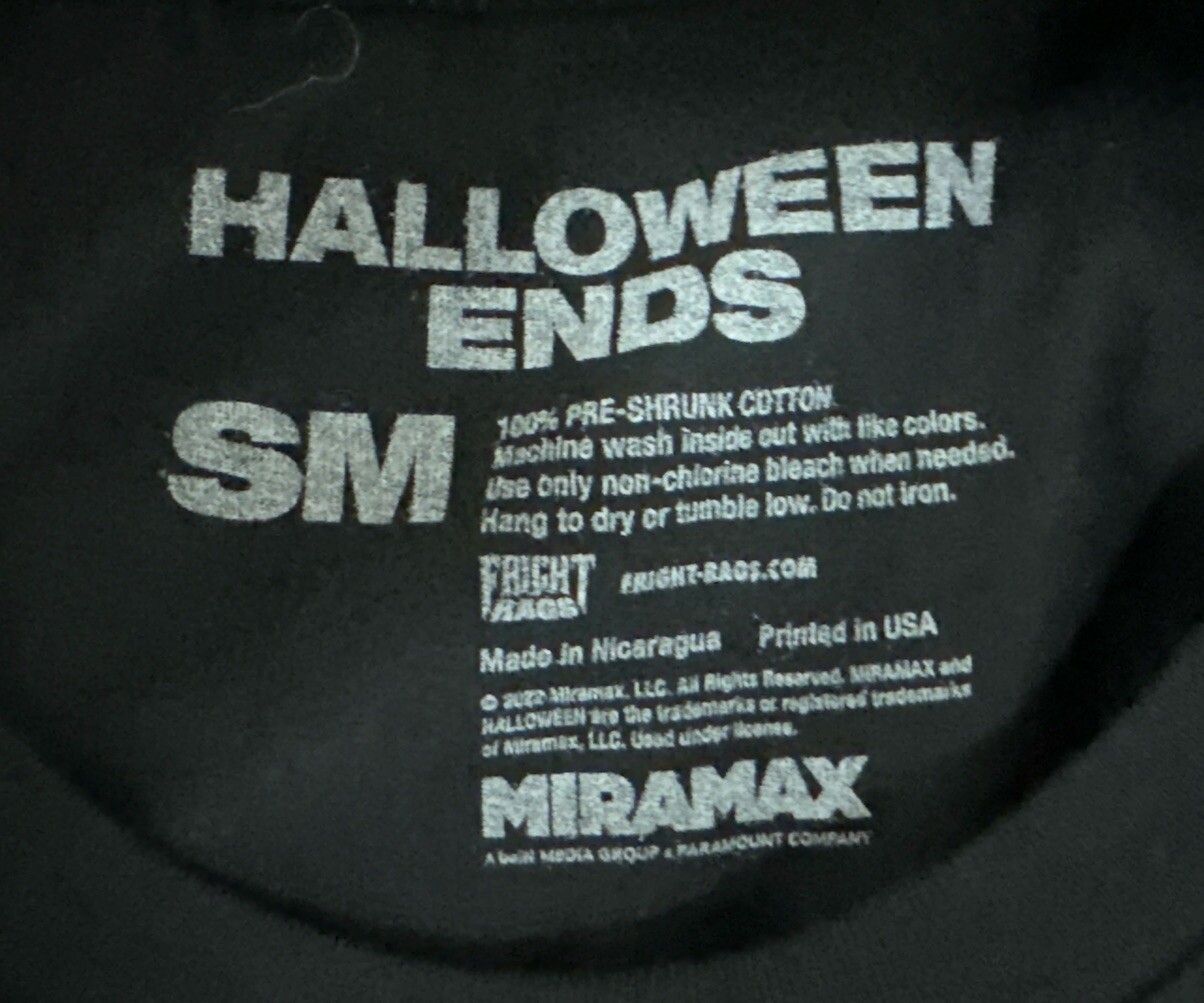 Fright Rags Halloween Ends (Mens Small) – T-Shirt – Brand New