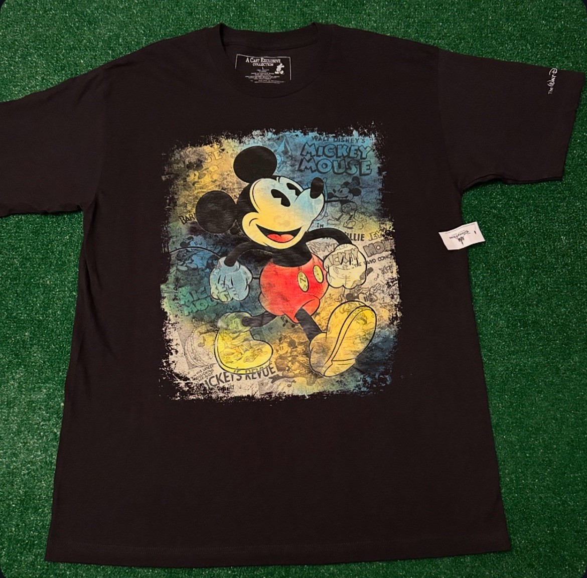 Walt Disney Company T-Shirt Mens L Black Cast Exclusive Collection Mickey Mouse