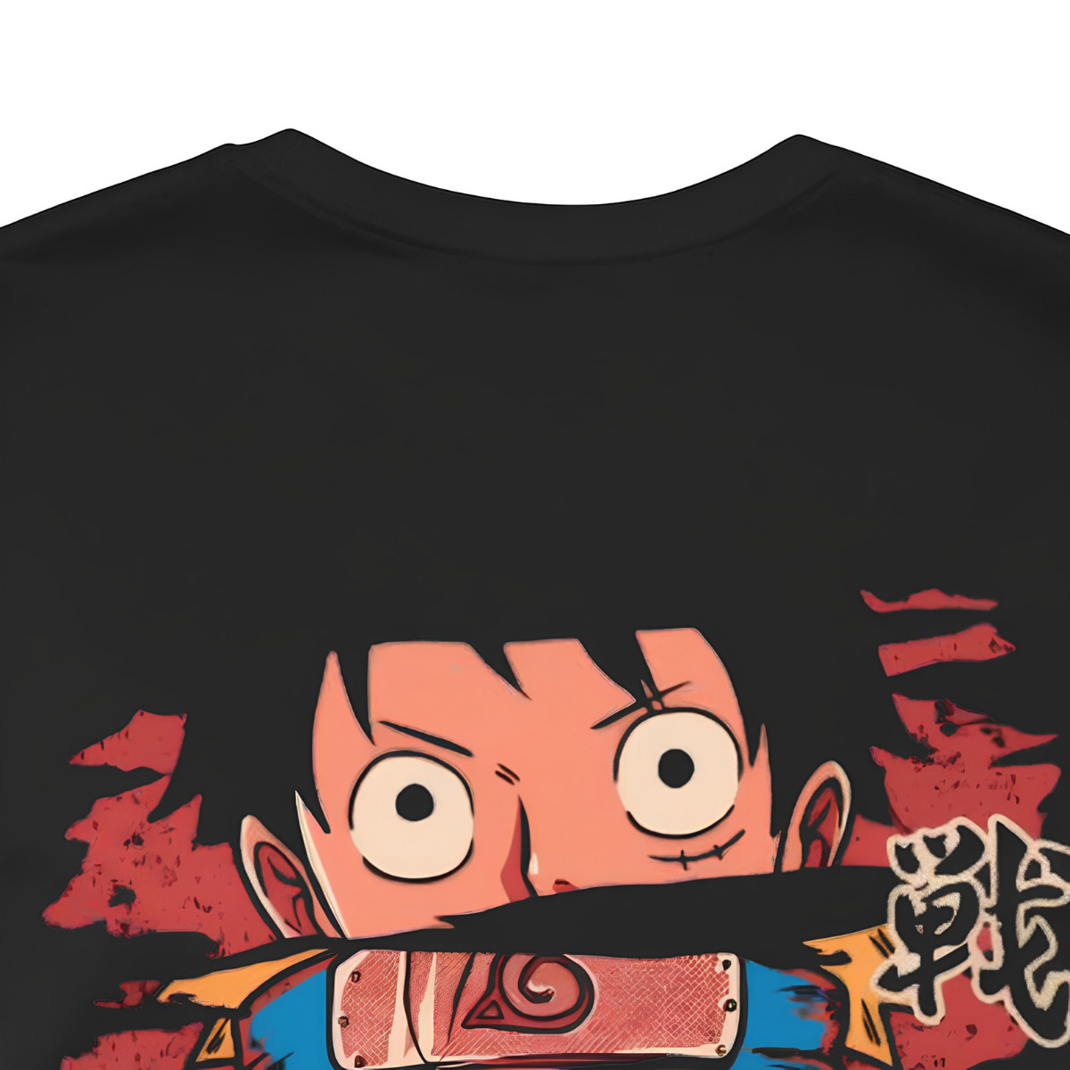 Anime Mashup Eye Stack T-Shirt | Naruto Luffy Goku Tanjiro