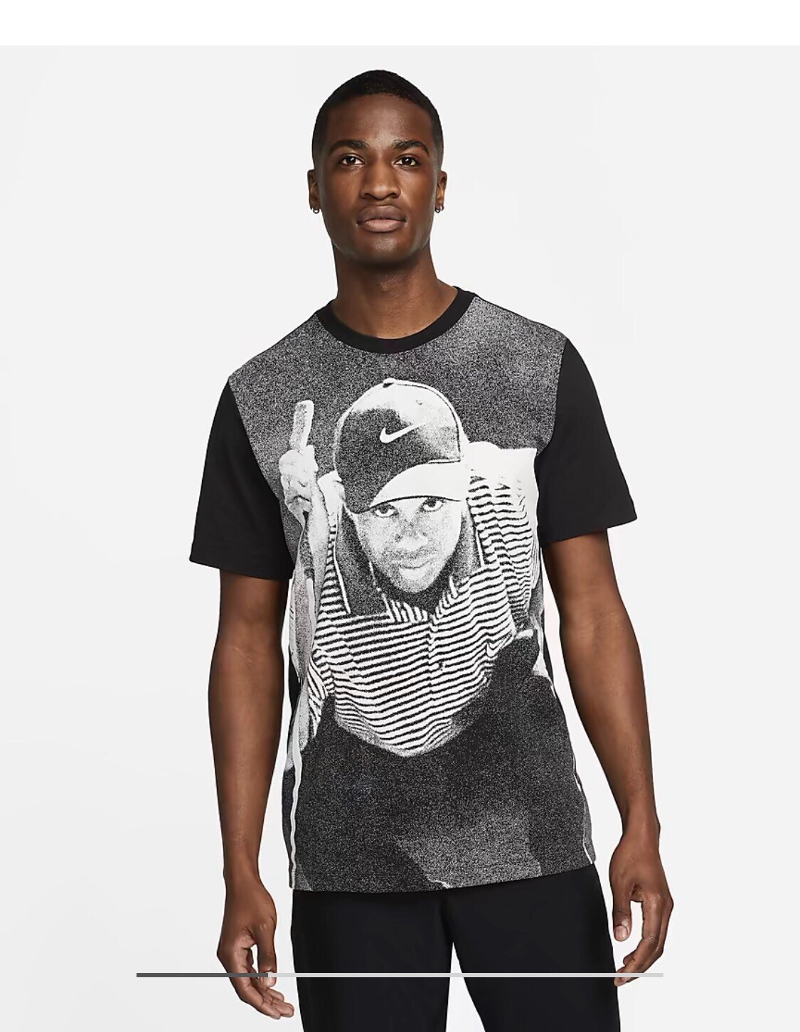 New Nike Golf Tiger Woods Poster T-Shirt Men’s SMALL (DQ8129-010) TW