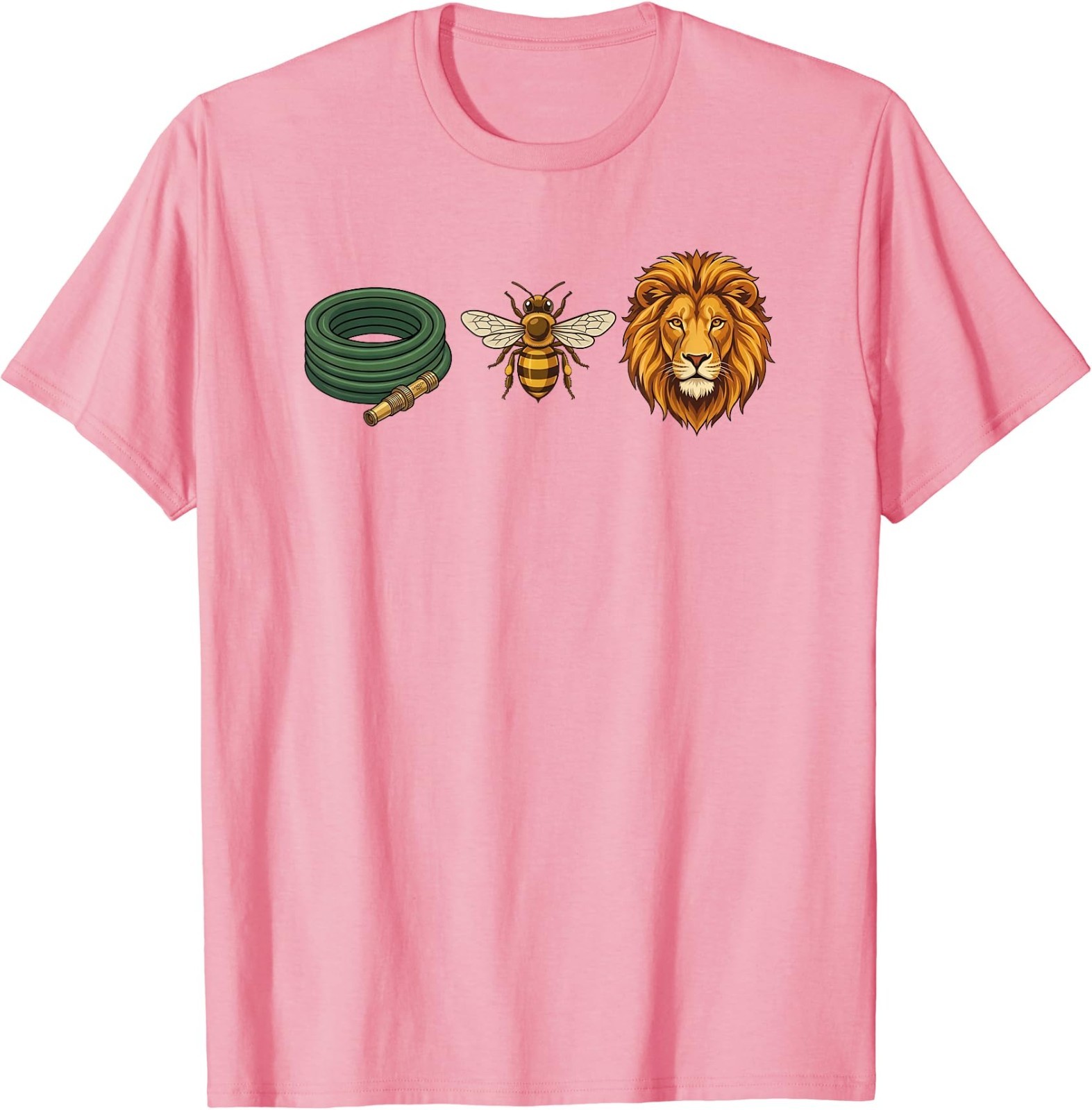 Hose Bee Lion Icons Retro Funny Hoes Be Lying Pun Intended T-Shirt
