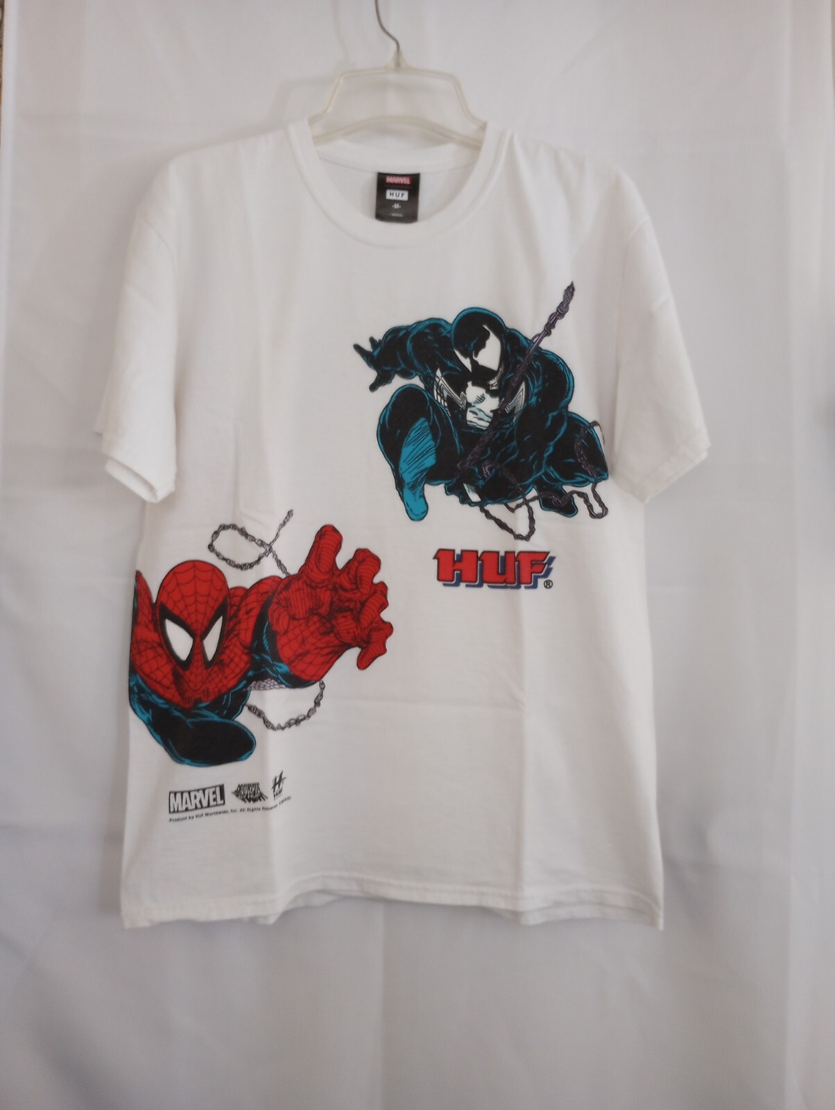 Marvel X HUF Spider-Man Venom Graphic T-shirt Size Medium M