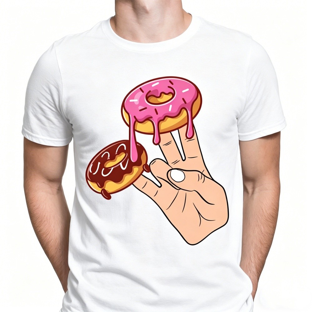 2 In The Pink 1 In the Stink Dirty Donut Funny Mens T-Shirts Tee Top