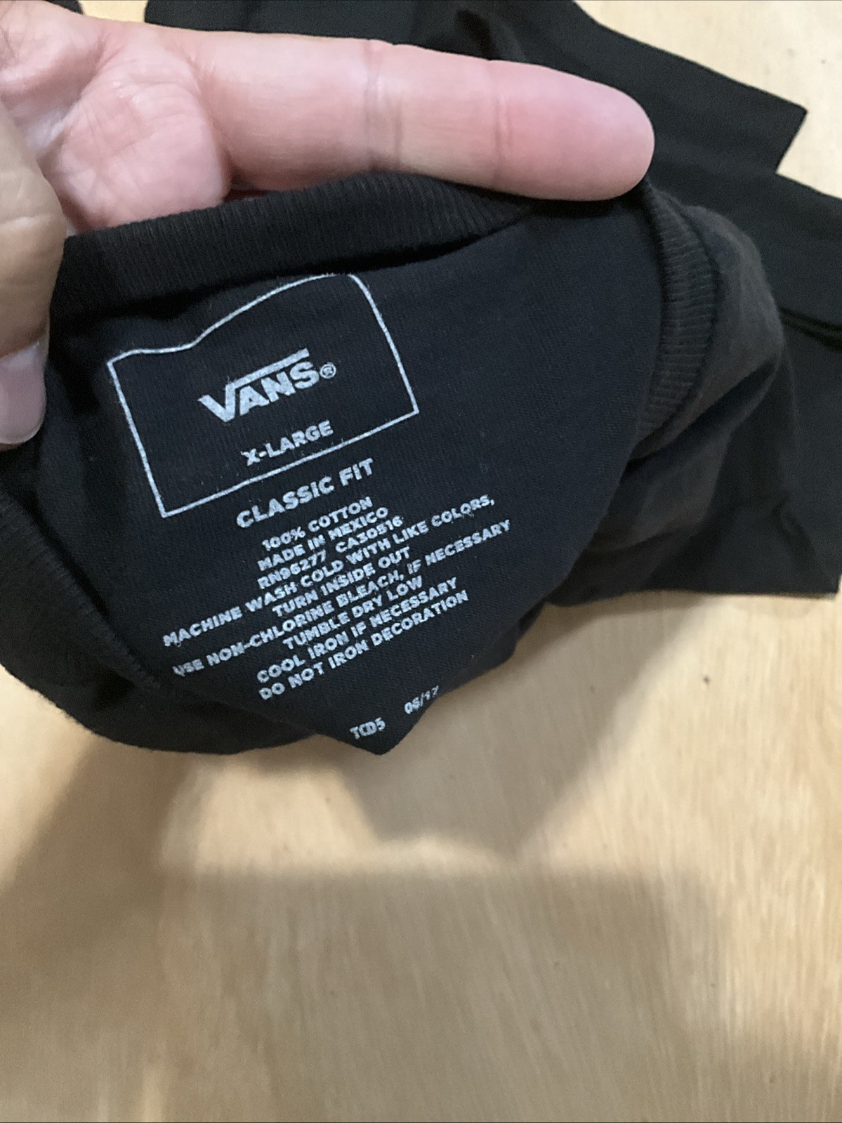 Vans X Defcon Black Camo Logo T Shirt Size XL Nwot