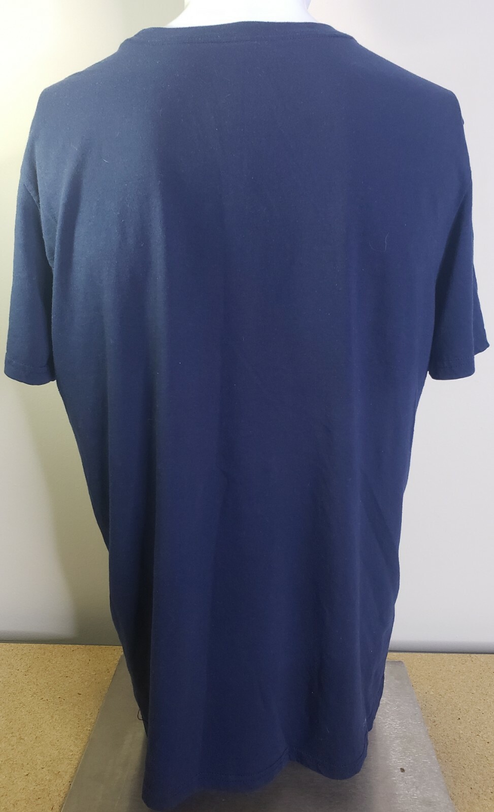 Adidas Go to Performance T-Shirt Men Size Large Blue Climalite Spell Out Graphic