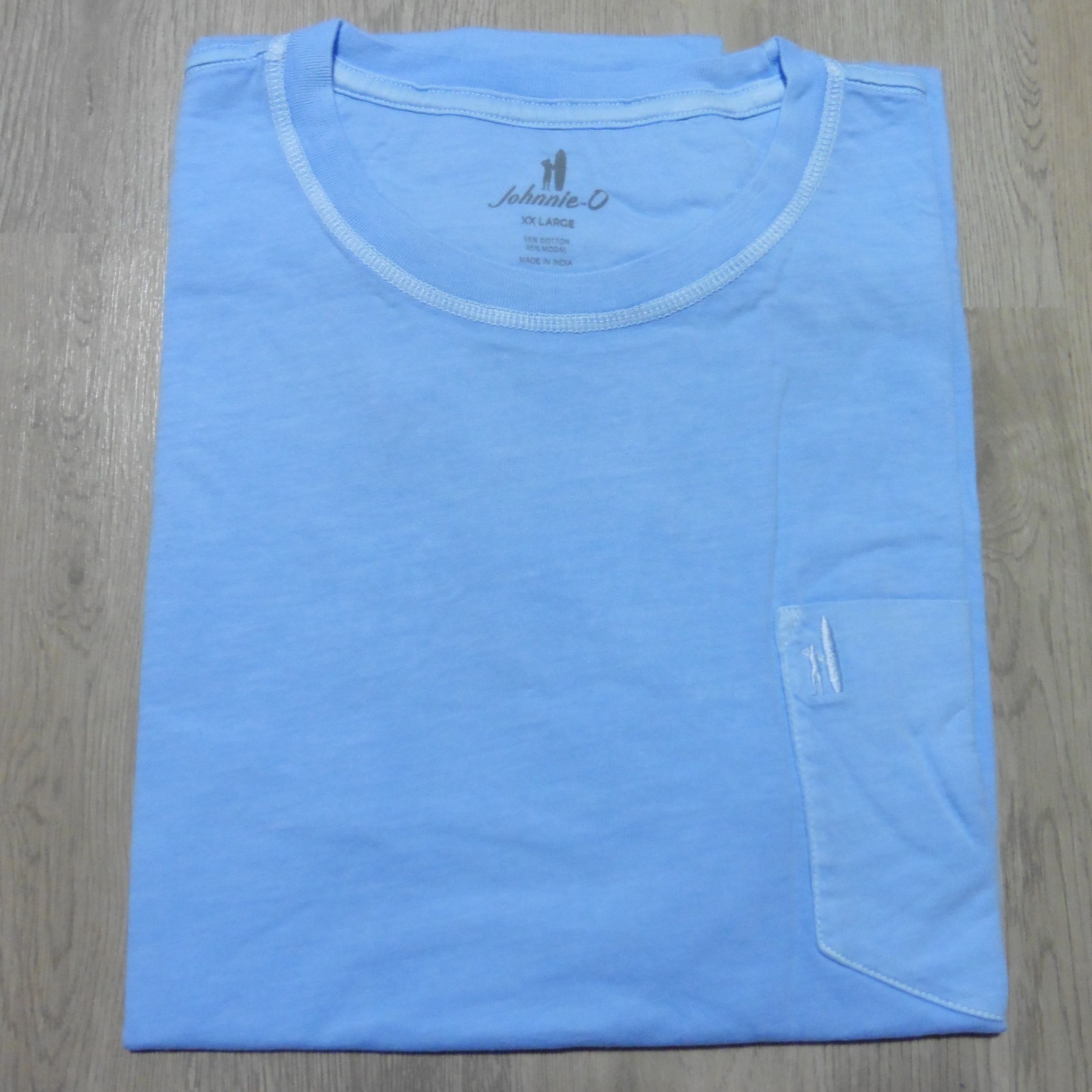 JOHNNIE-O Mens 2XL XXL DALE 2.0 T SHIRT MALIBLU BLUE SHORT SLEEVE GOLF TEE