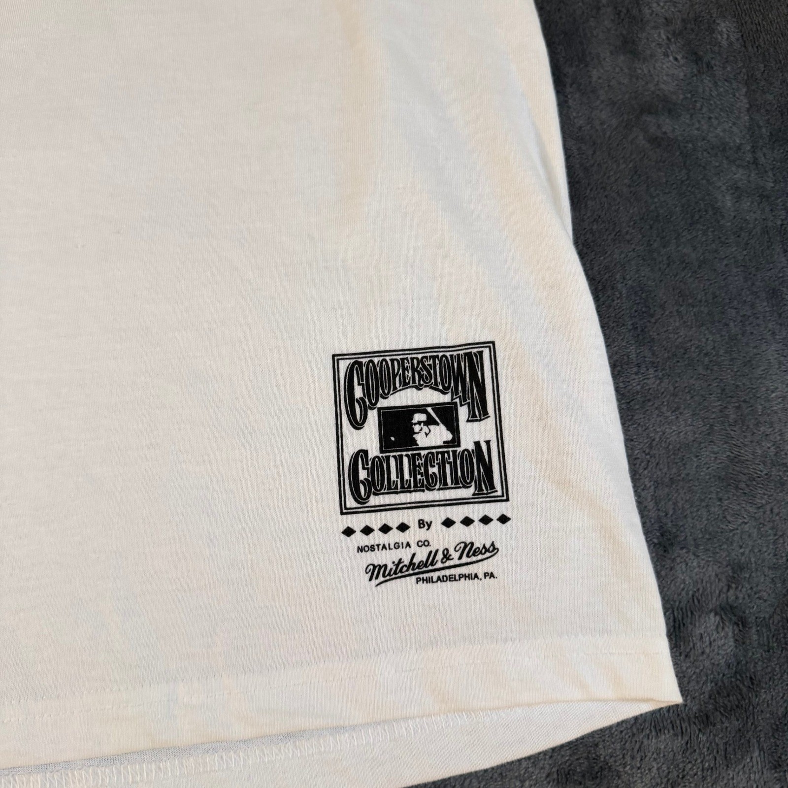 Mitchell Ness Cooperstown Collection T Shirt Mens Large White Baltimore Orioles