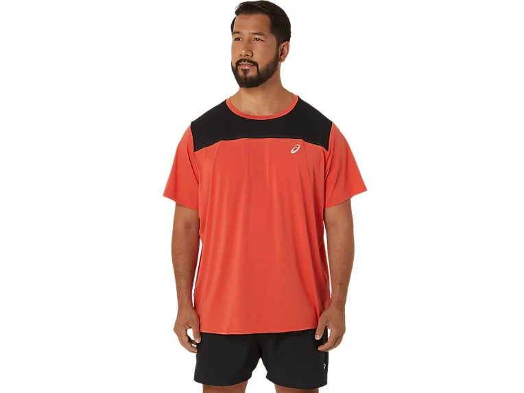 Asics PR Lyte Short Sleeve Tee Size XL 2011C417 641 Orange