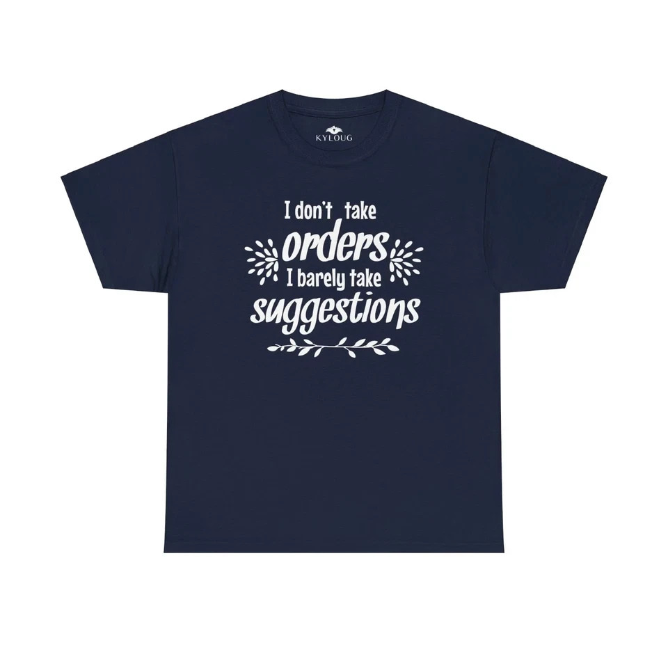 Unisex Funny Text T-Shirt | Classic Fit Humour Print Round Neck Casual & Comfy
