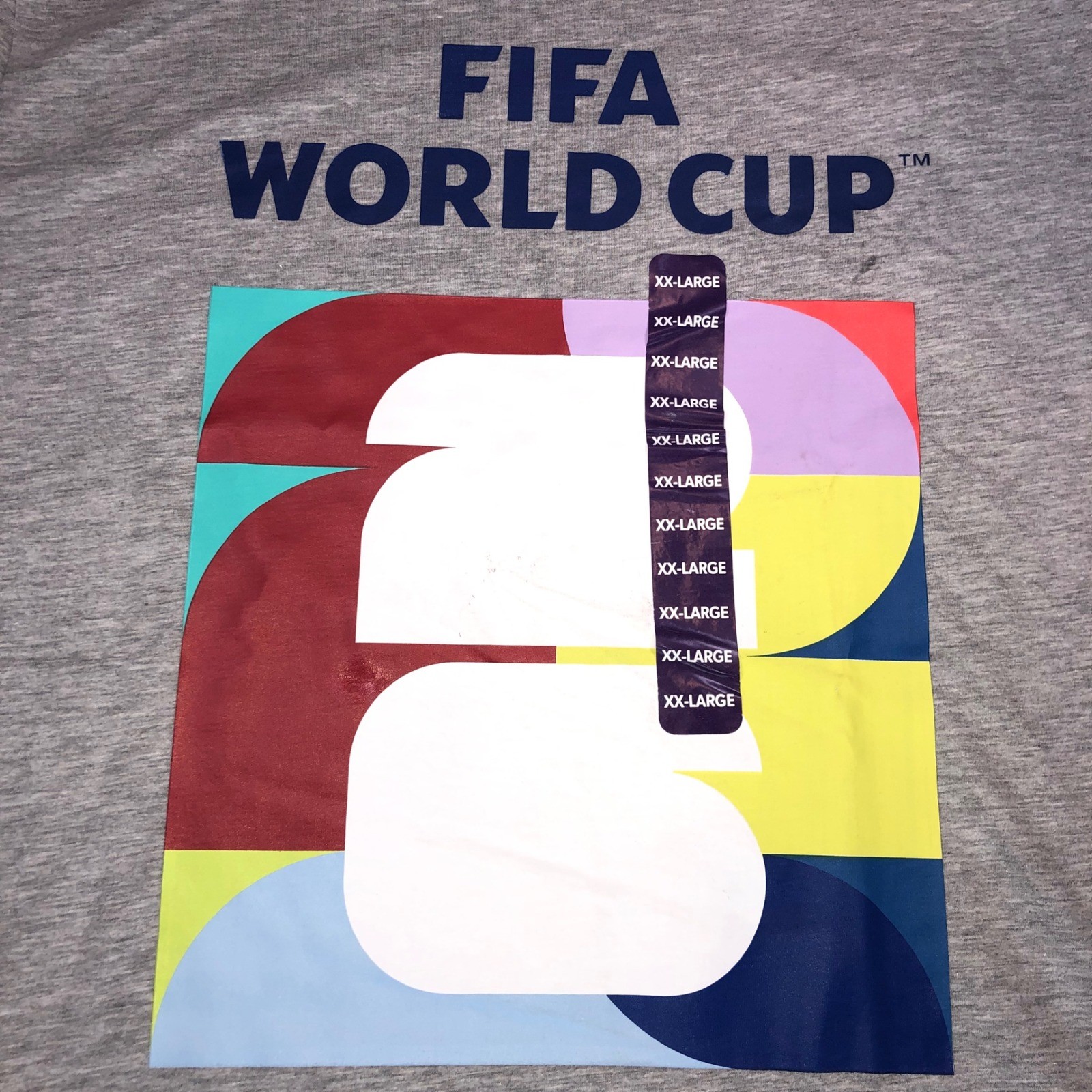 FIFA World Cup 2026 Host Cities T-Shirt Mens XXL Gray Canada Mexico USA NWT