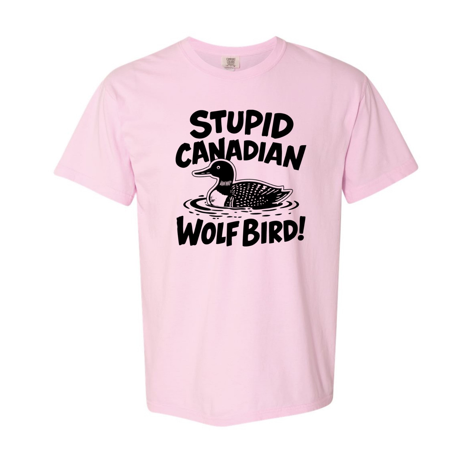 Stupid Canadian Wolf Bird Comfort Colors heated rivalry hockey show S-4x T-shirt