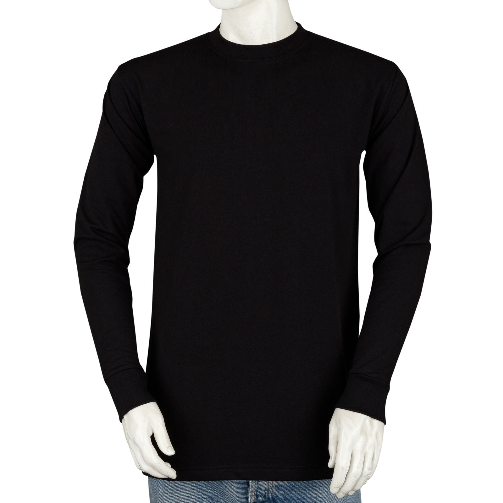 Styllion Big and Tall Mens Shirts – Crew Neck Long Sleeve – Heavy Weight – CLS